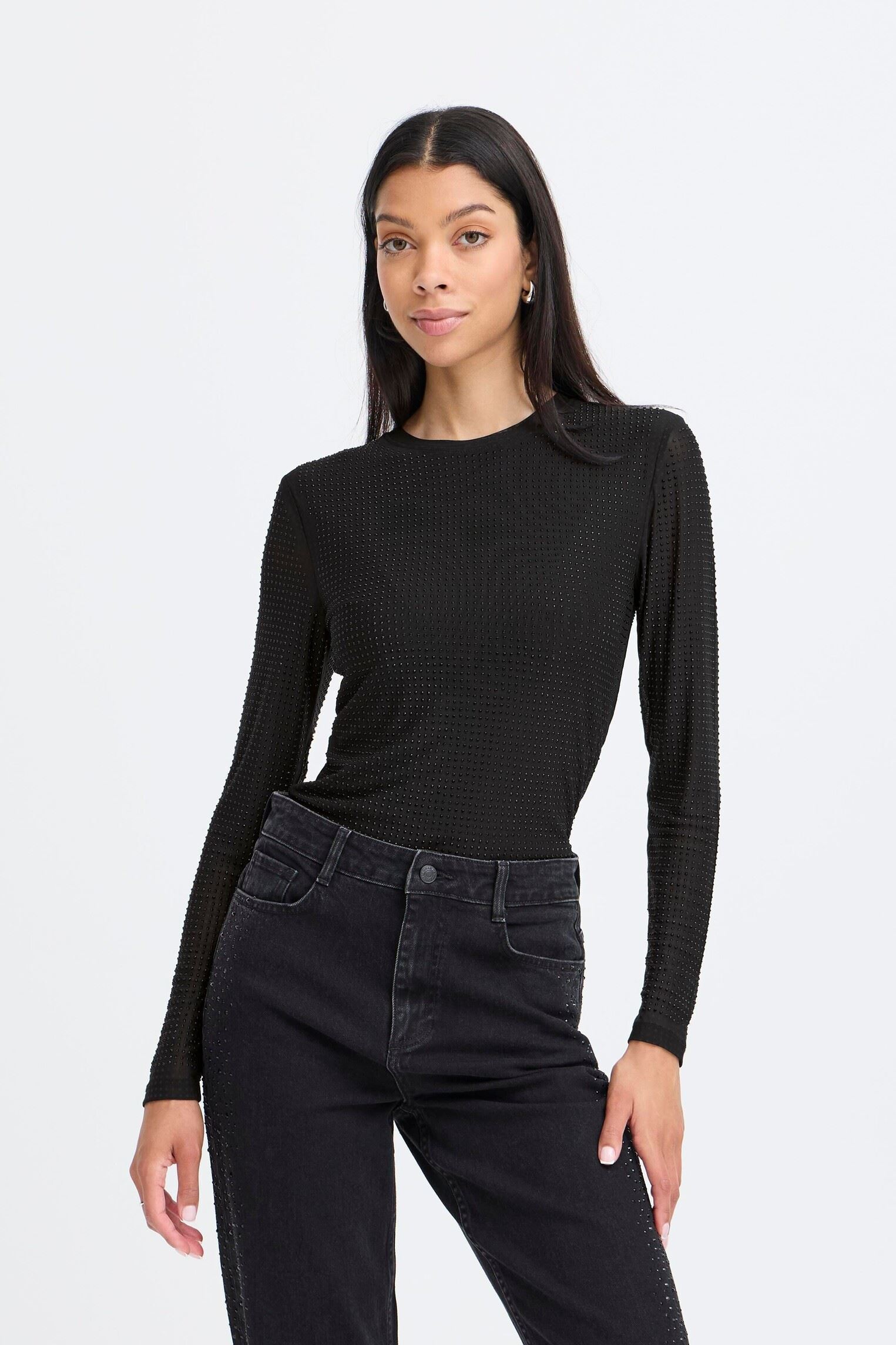 Tee-shirts manches longues BYPAVLINA TSHIRT femme noir B-Young Tee-shirts manches longues BYPAVLINA TSHIRT femme noir Meteorite