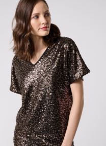 Kurzarm-T-Shirts BYPAMMA BLOUSE damen schwarz B-Young Kurzarm-T-Shirts BYPAMMA BLOUSE damen schwarz Meteorite