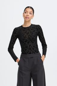 Kurzarm-T-Shirts BYSHIRLEY TOP 4 damen schwarz B-Young Kurzarm-T-Shirts BYSHIRLEY TOP 4 damen schwarz True black