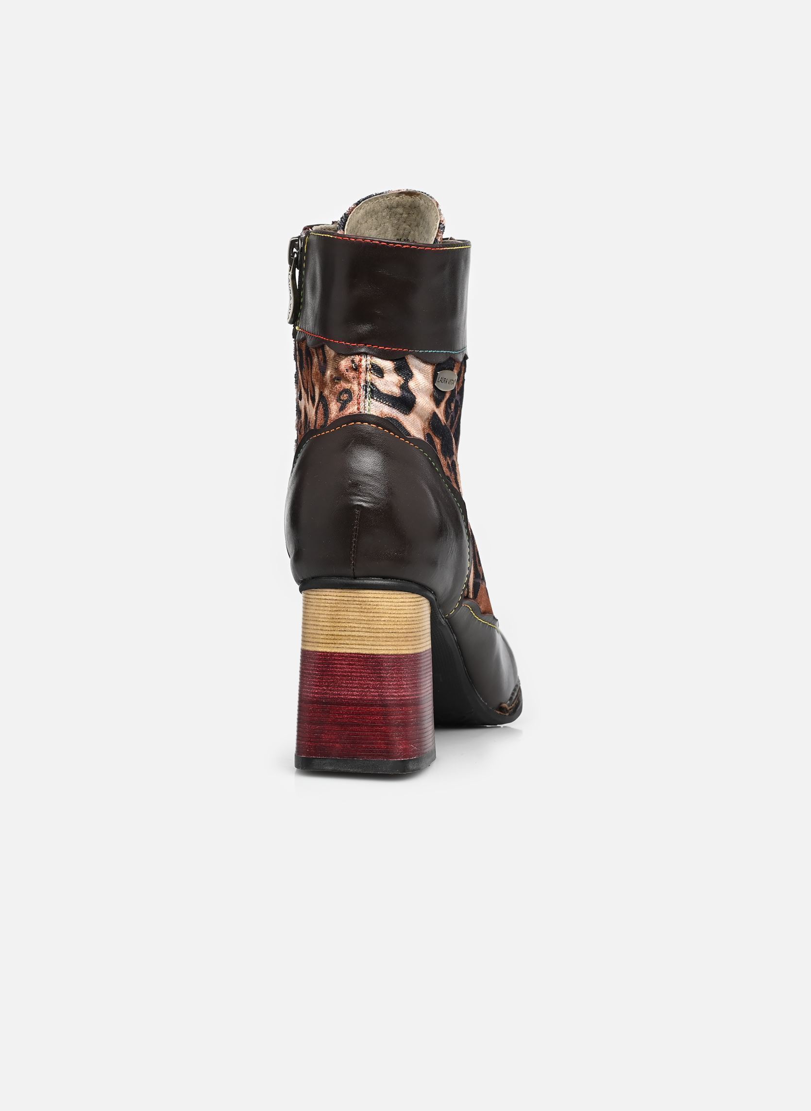 Bottines à lacets IDCANO 06 femme marron Laura Vita Bottines à lacets IDCANO 06 femme marron MARRON