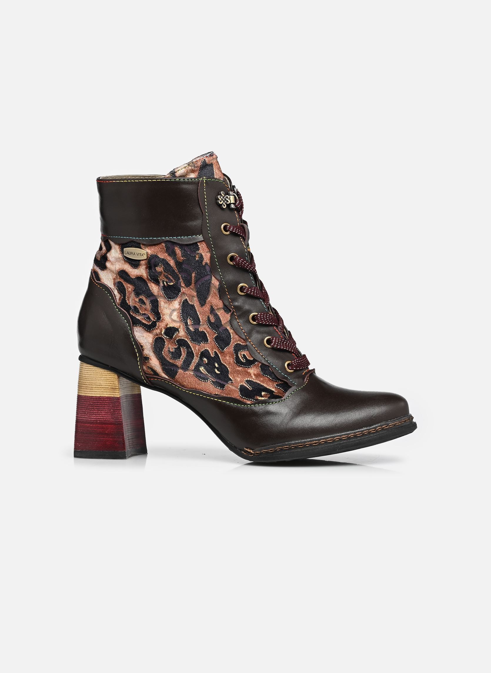 Bottines à lacets IDCANO 06 femme marron Laura Vita Bottines à lacets IDCANO 06 femme marron MARRON