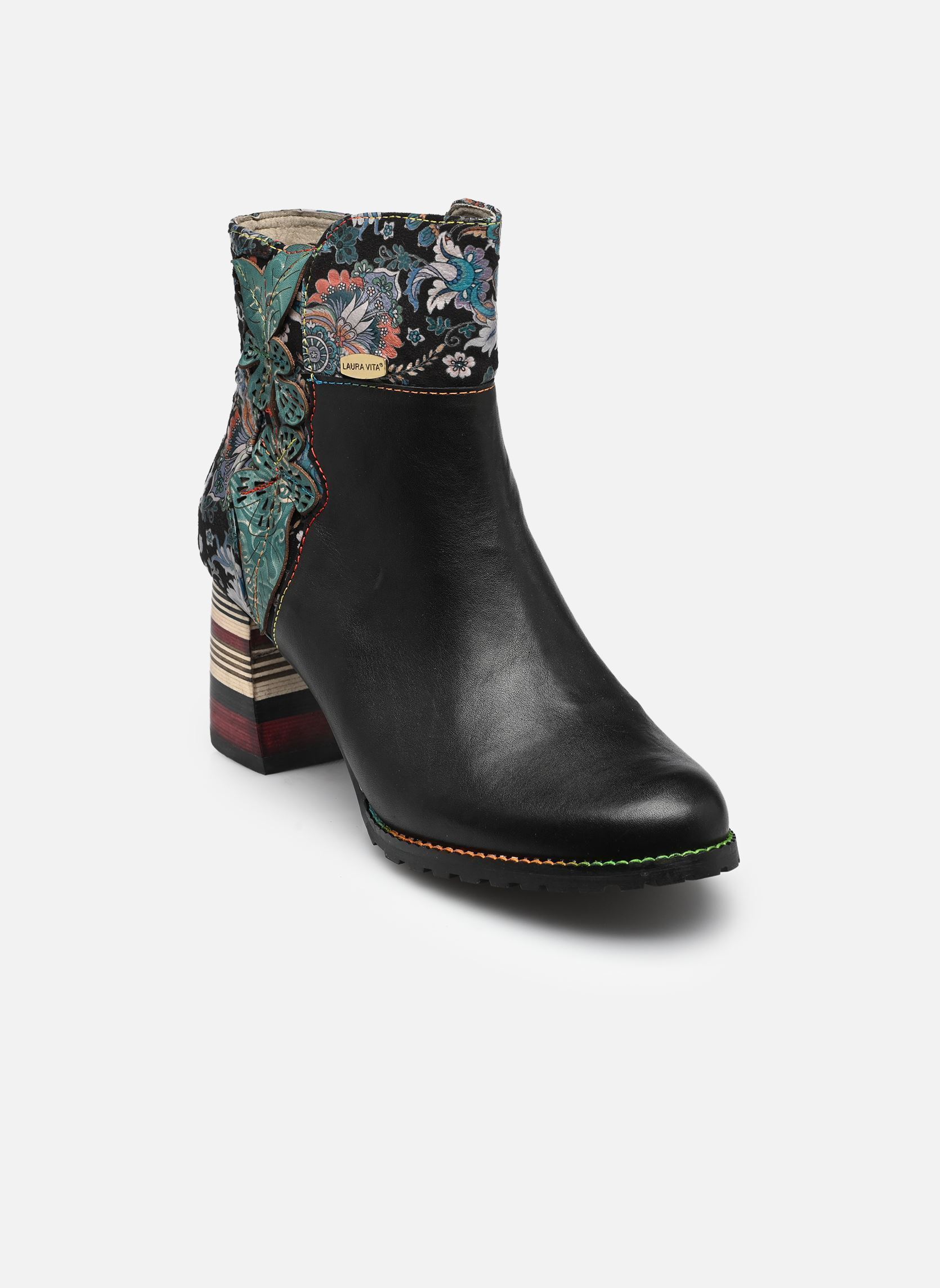 Niedrige Ankle Boots IDCORAO 03 damen blau Laura Vita Niedrige Ankle Boots IDCORAO 03 damen blau CHARBON