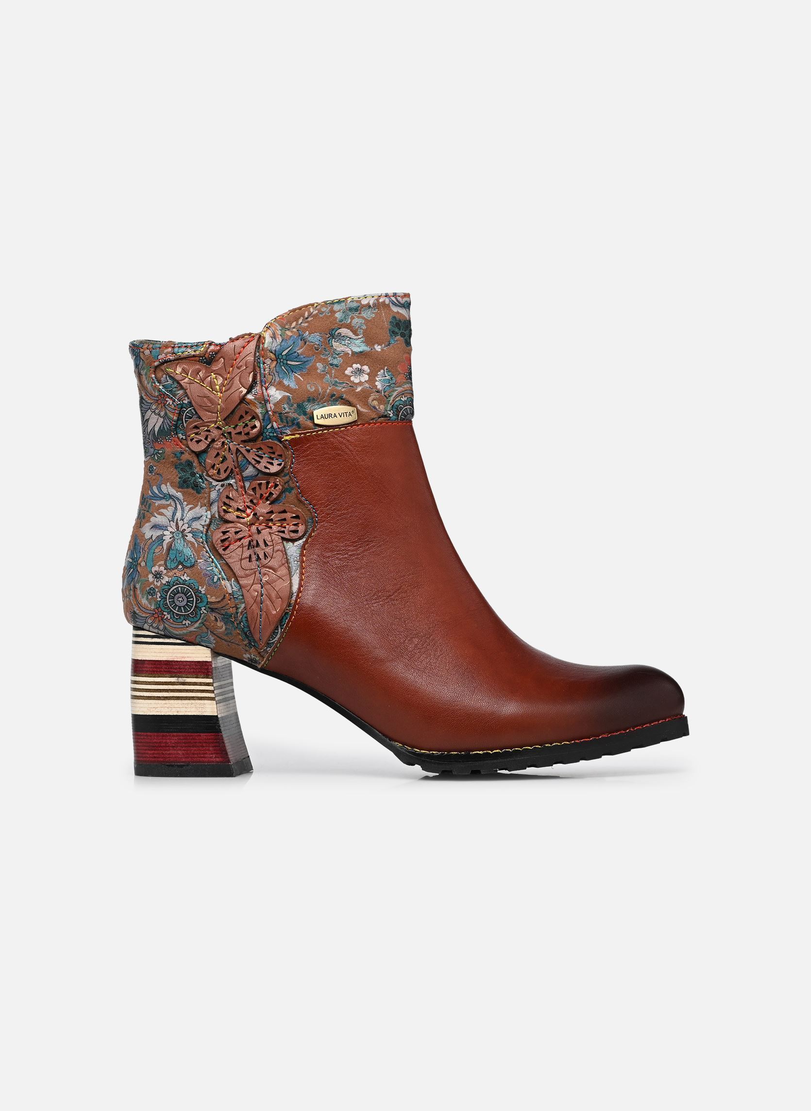 Niedrige Ankle Boots IDCORAO 03 damen braun Laura Vita Niedrige Ankle Boots IDCORAO 03 damen braun MARRON
