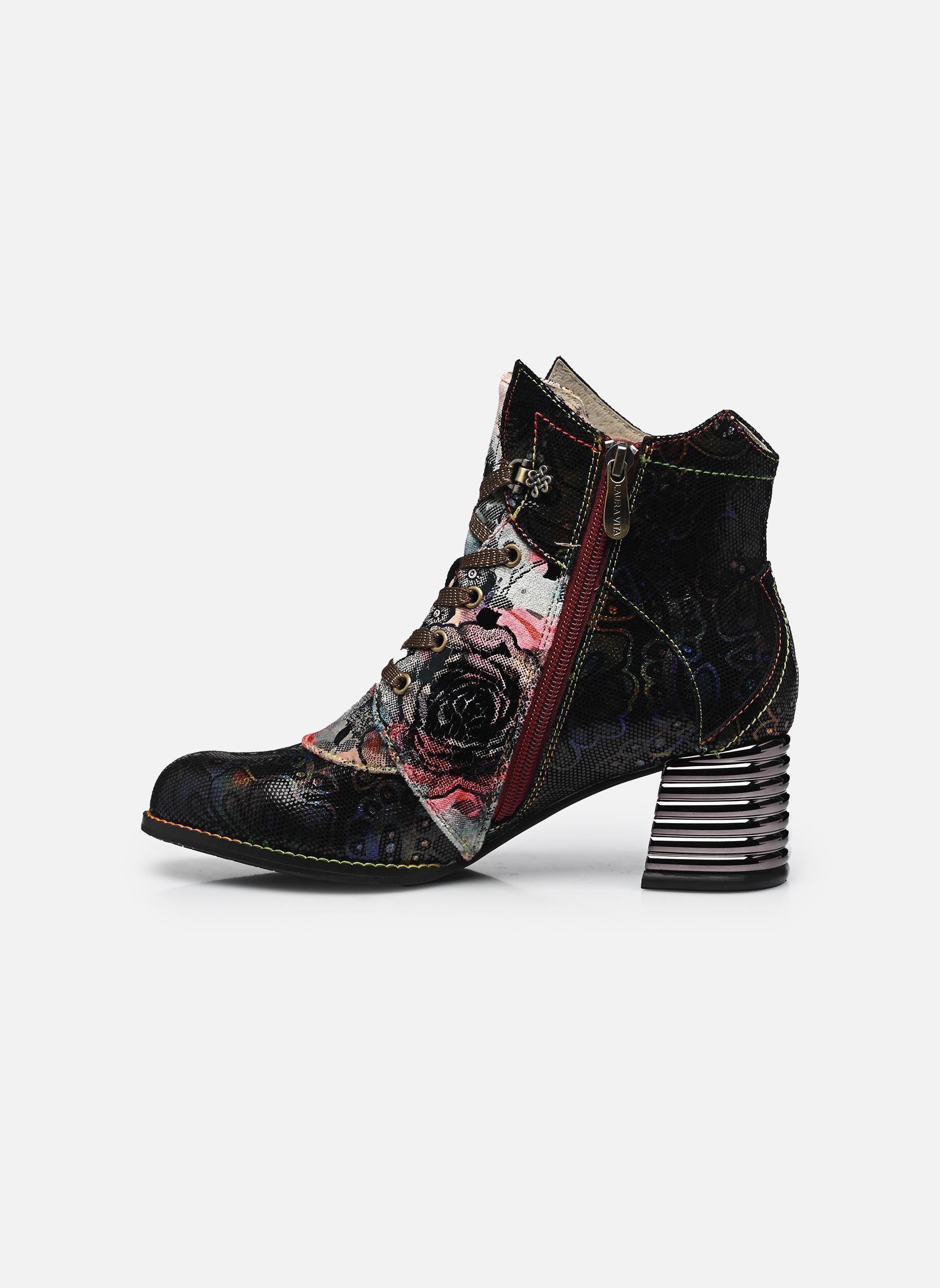 Geschnürte Stiefeletten IGCINOO 04 damen violett Laura Vita Geschnürte Stiefeletten IGCINOO 04 damen violett VIOLET