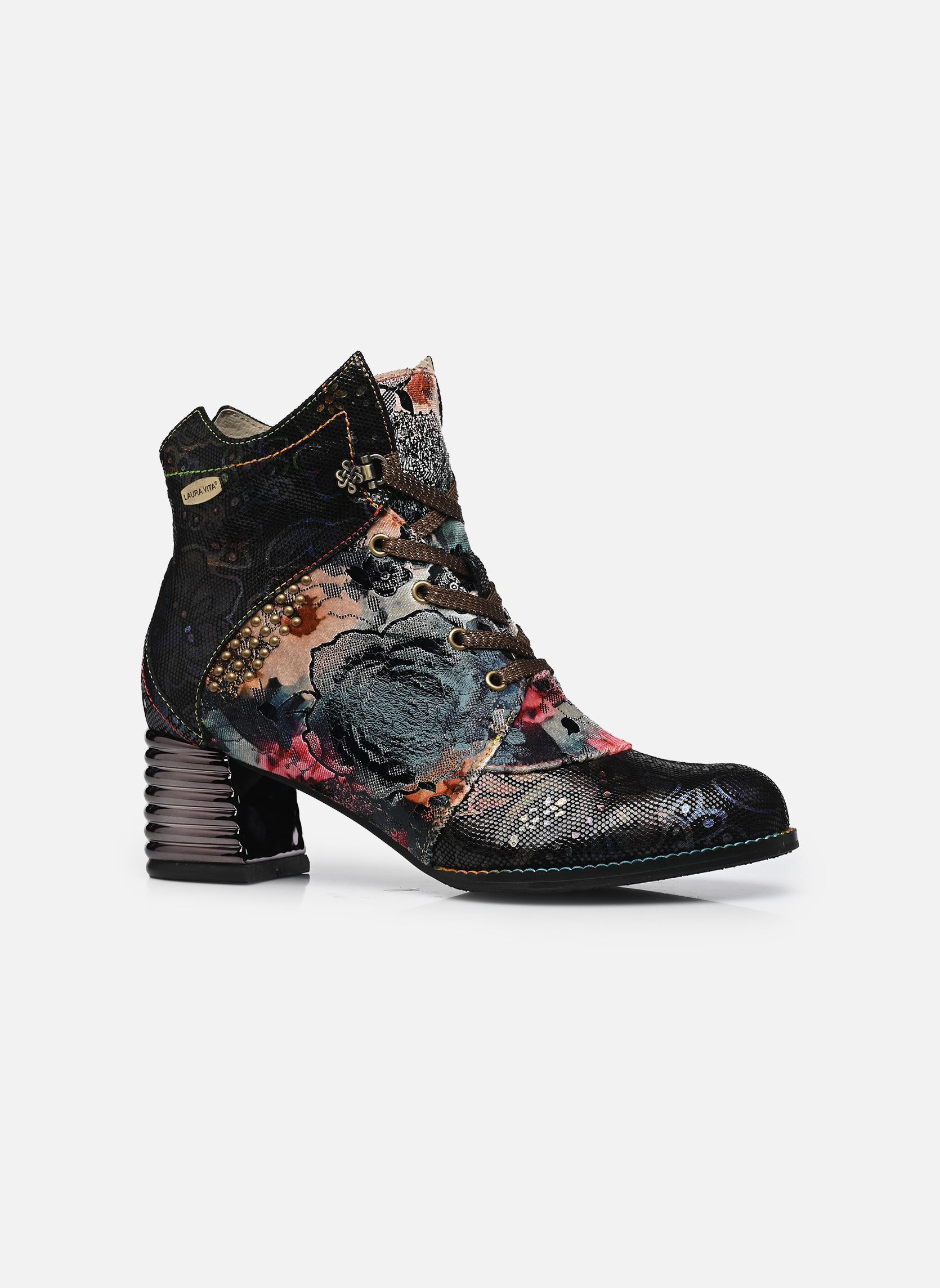 Geschnürte Stiefeletten IGCINOO 04 damen violett Laura Vita Geschnürte Stiefeletten IGCINOO 04 damen violett VIOLET