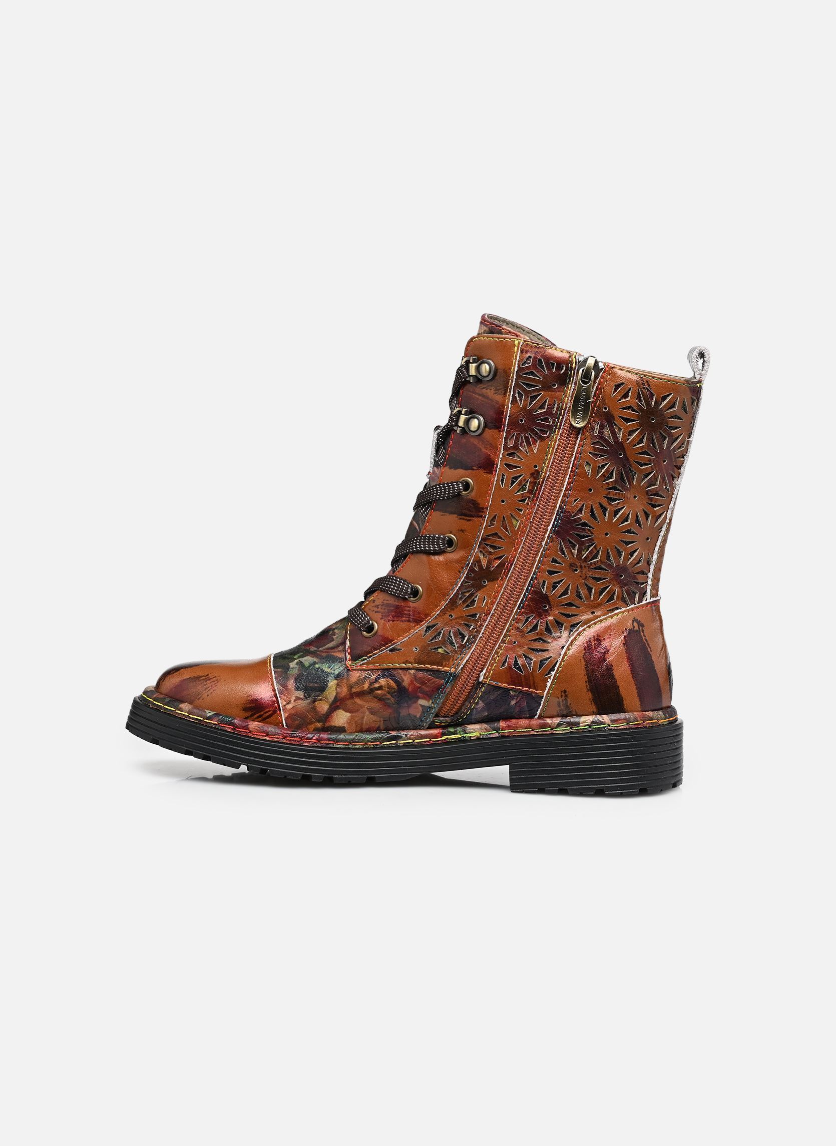 Geschnürte Stiefeletten INCASO 36 damen braun Laura Vita Geschnürte Stiefeletten INCASO 36 damen braun CAMEL