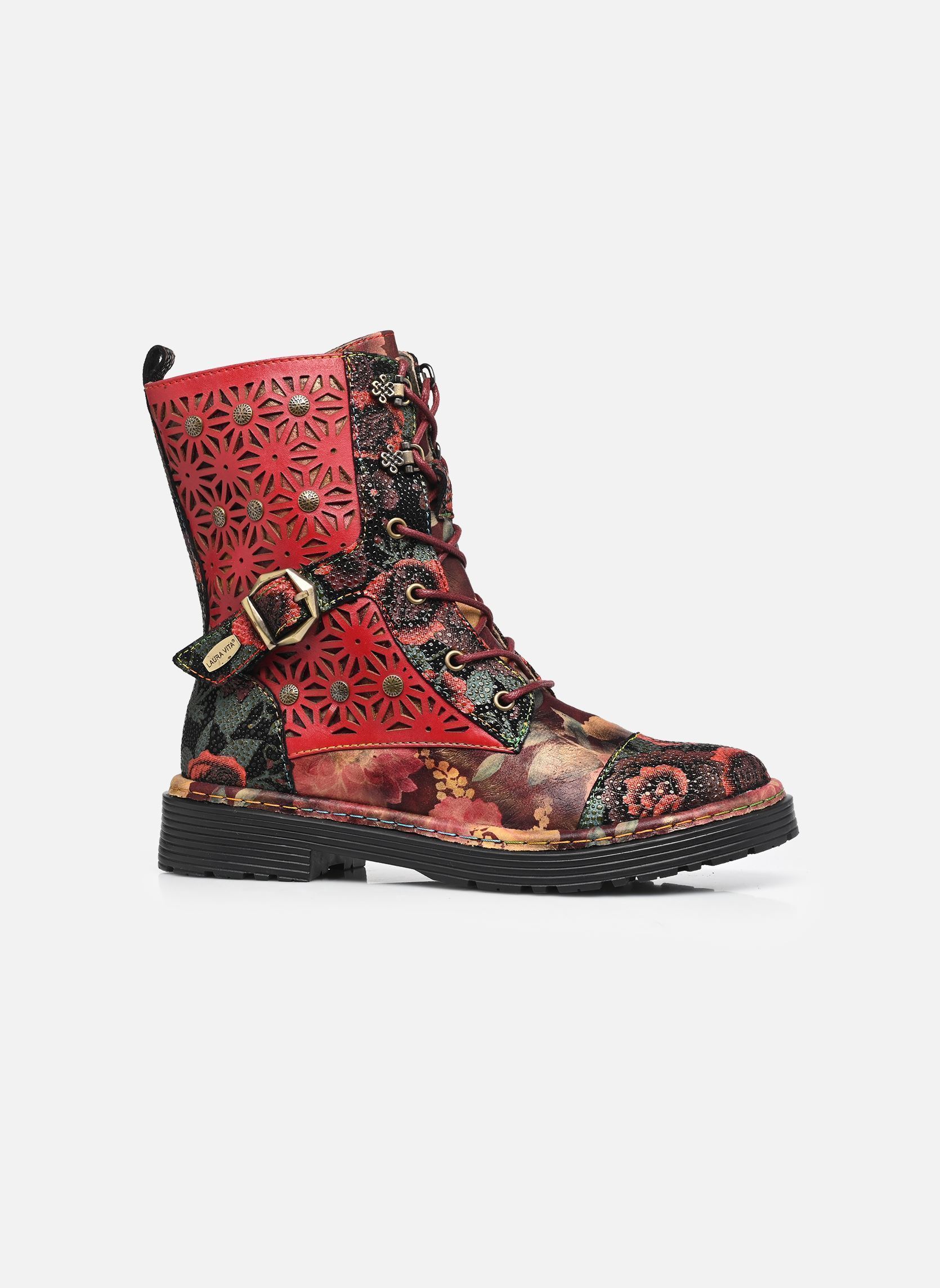 Veterlaarsjes INCASO 36 dames rood Laura Vita Veterlaarsjes INCASO 36 dames rood ROUGE