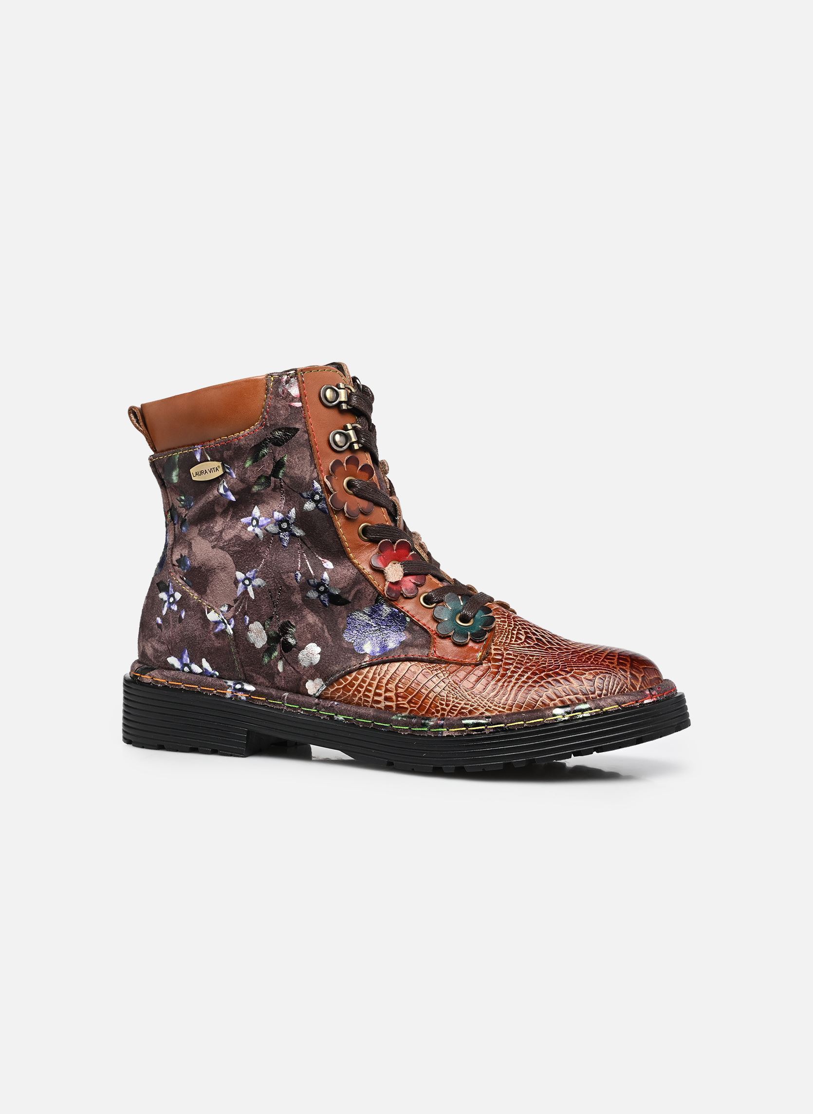 Geschnürte Stiefeletten INCASO 39 damen braun Laura Vita Geschnürte Stiefeletten INCASO 39 damen braun MARRON