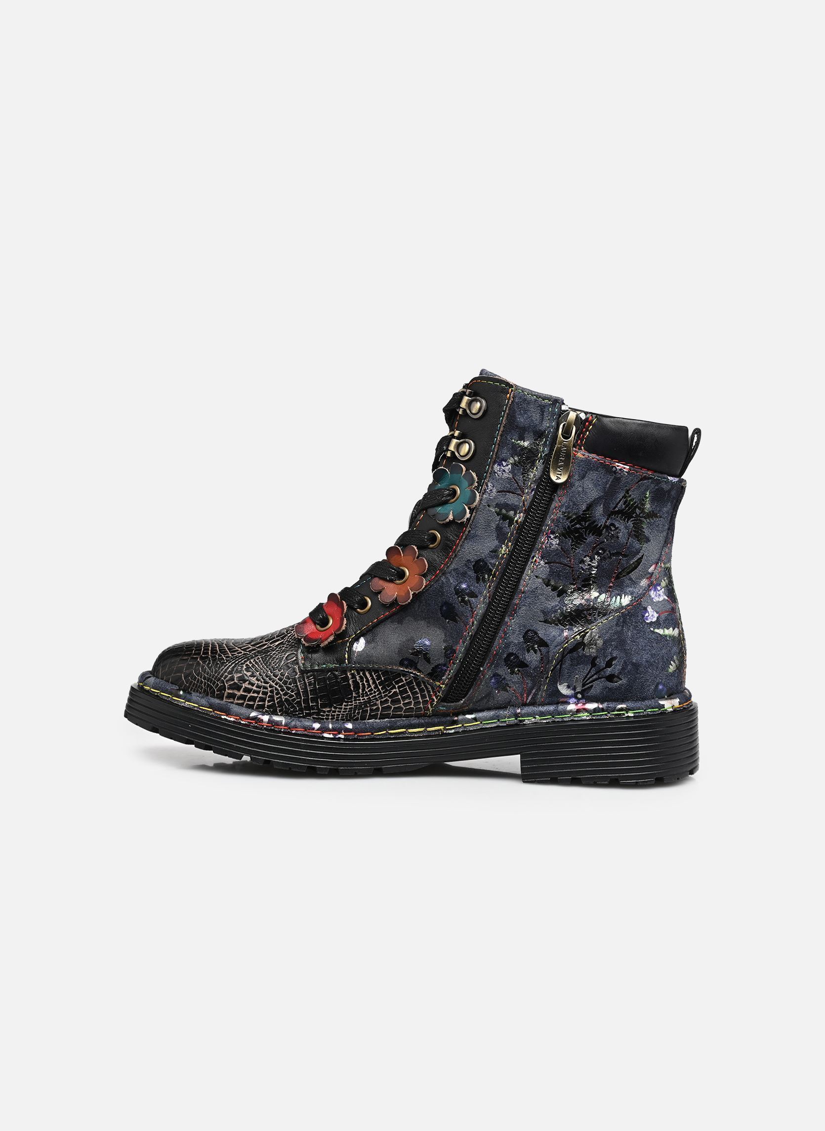 Geschnürte Stiefeletten INCASO 39 damen schwarz Laura Vita Geschnürte Stiefeletten INCASO 39 damen schwarz NOIR