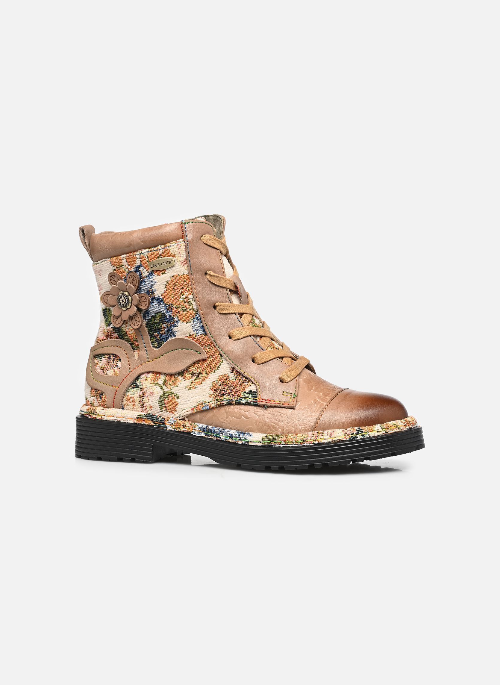 Geschnürte Stiefeletten INCASO 41 damen beige Laura Vita Geschnürte Stiefeletten INCASO 41 damen beige BEIGE