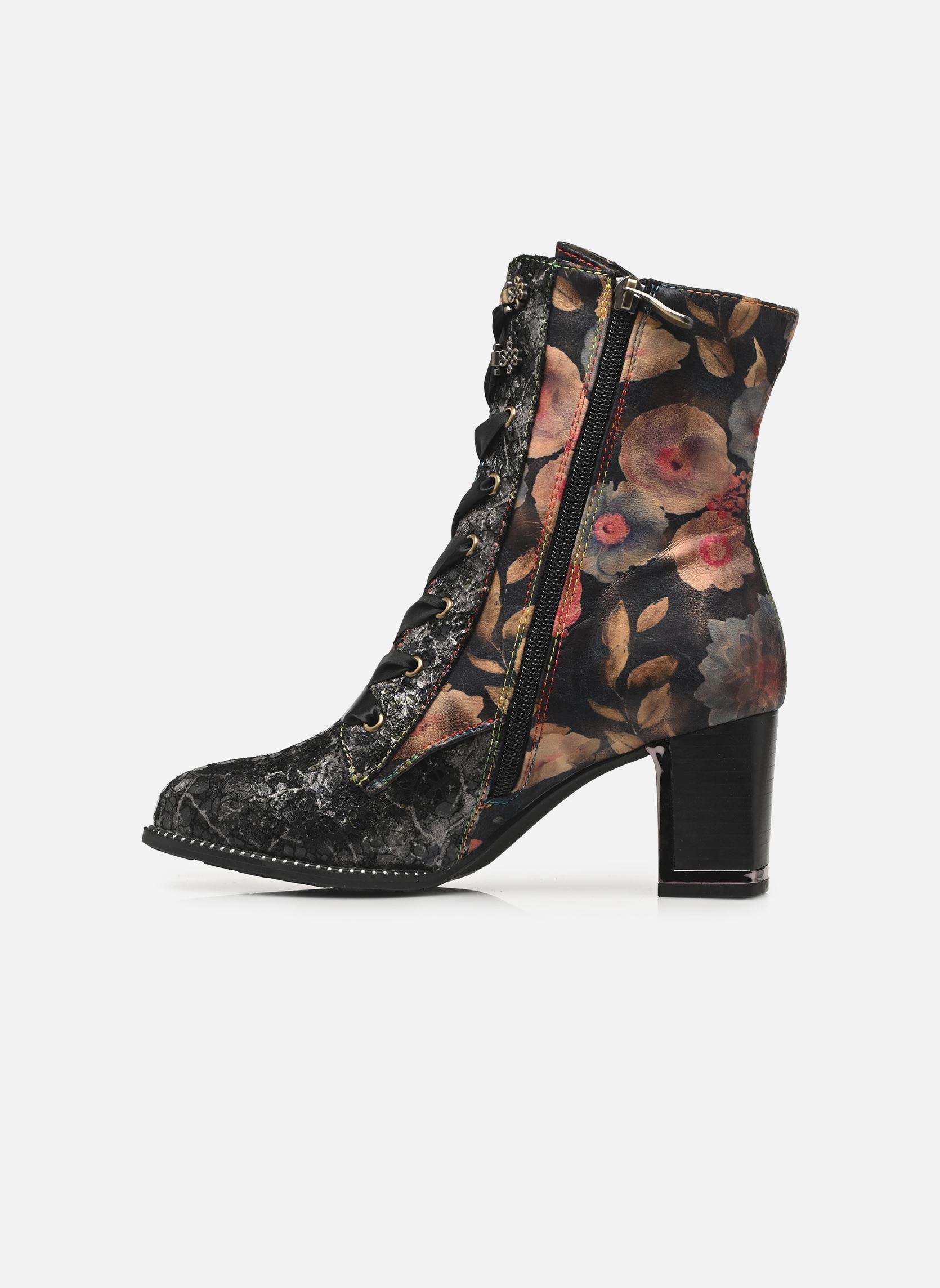 Geschnürte Stiefeletten KACIO 07 damen grau Laura Vita Geschnürte Stiefeletten KACIO 07 damen grau ACIER
