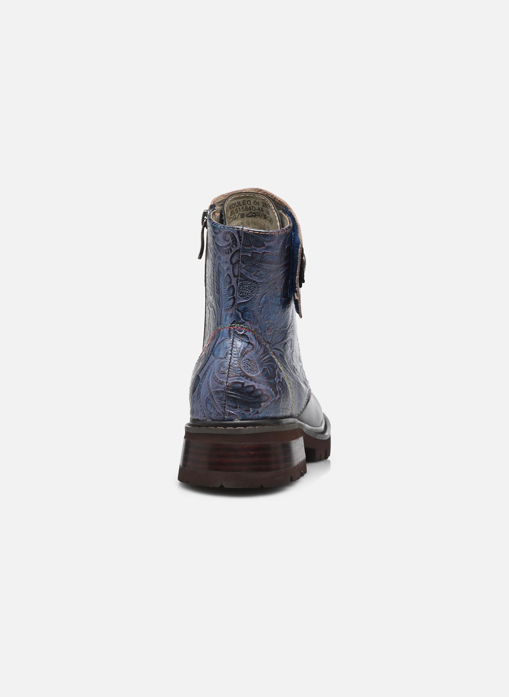 Bottines à lacets KOULEO 04 femme bleu Laura Vita Bottines à lacets KOULEO 04 femme bleu JEANS