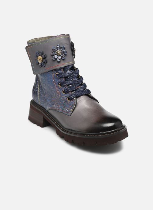 Laura Vita Bottines à lacets KOULEO 04 femme bleu