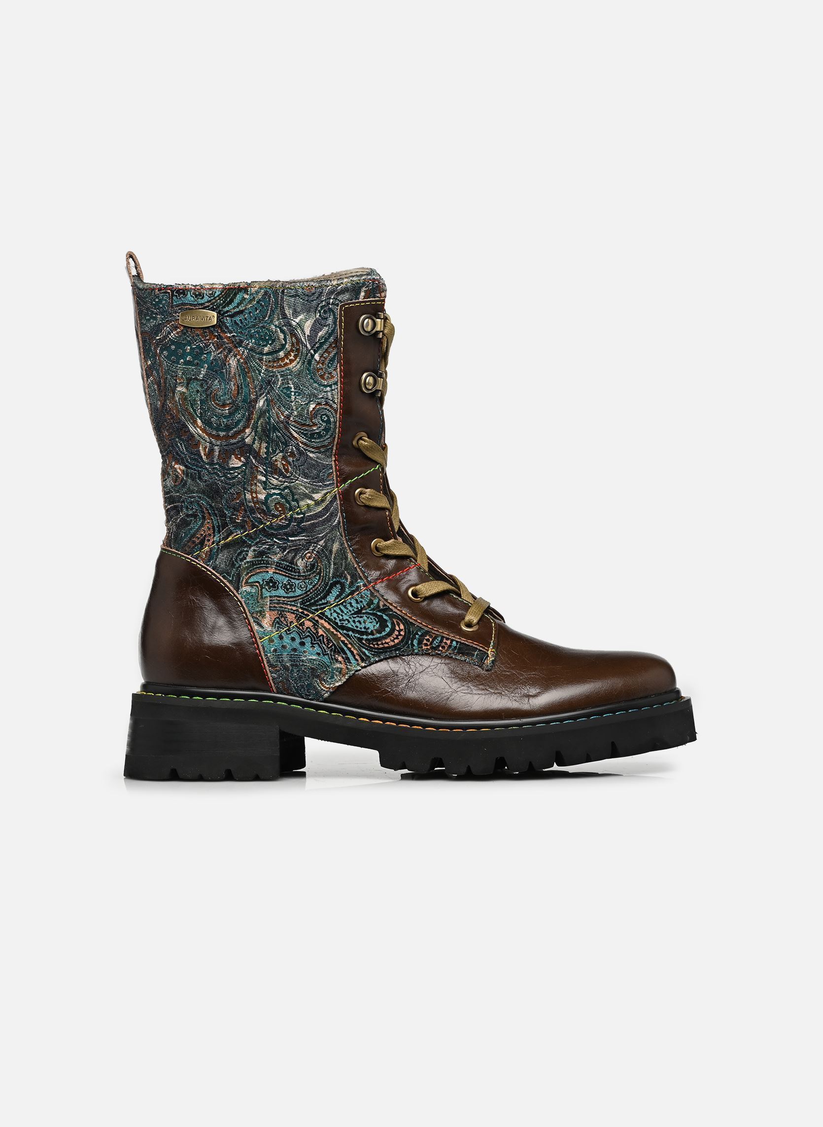 Bottines à lacets KOULEO 20 femme marron Laura Vita Bottines à lacets KOULEO 20 femme marron TAUPE