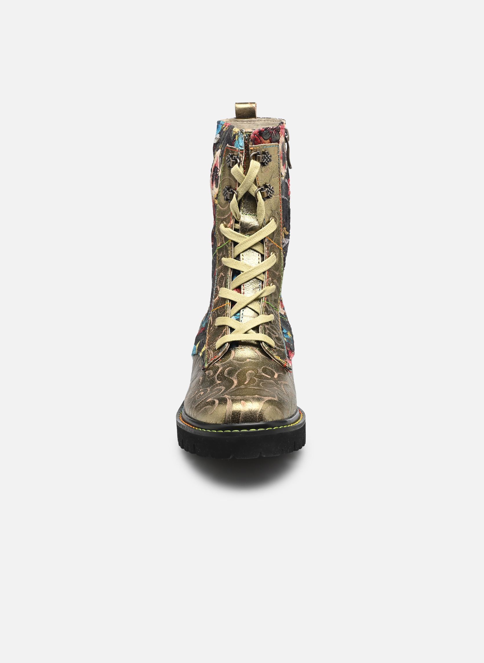 Geschnürte Stiefeletten KOULEO 20 damen gold und bronze Laura Vita Geschnürte Stiefeletten KOULEO 20 damen gold und bronze BRONZE