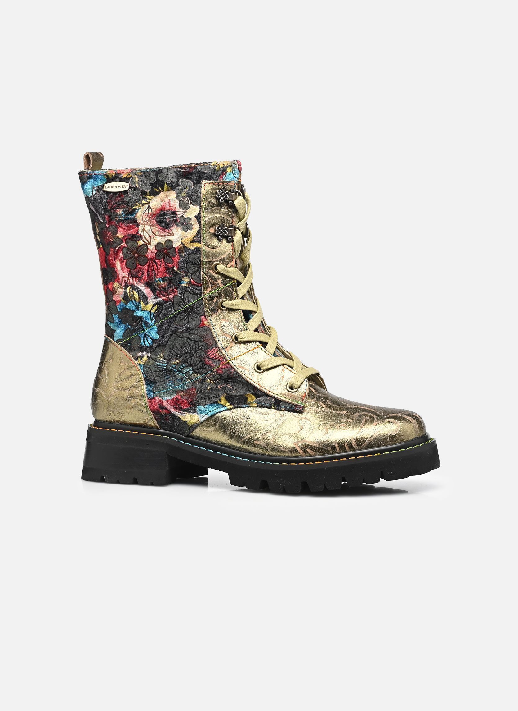 Geschnürte Stiefeletten KOULEO 20 damen gold und bronze Laura Vita Geschnürte Stiefeletten KOULEO 20 damen gold und bronze BRONZE