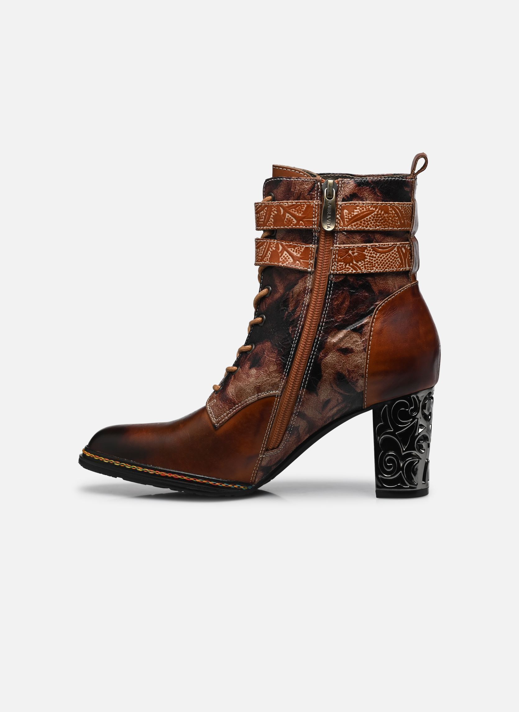 Bottines à lacets LEDAO 36 femme marron Laura Vita Bottines à lacets LEDAO 36 femme marron CAMEL