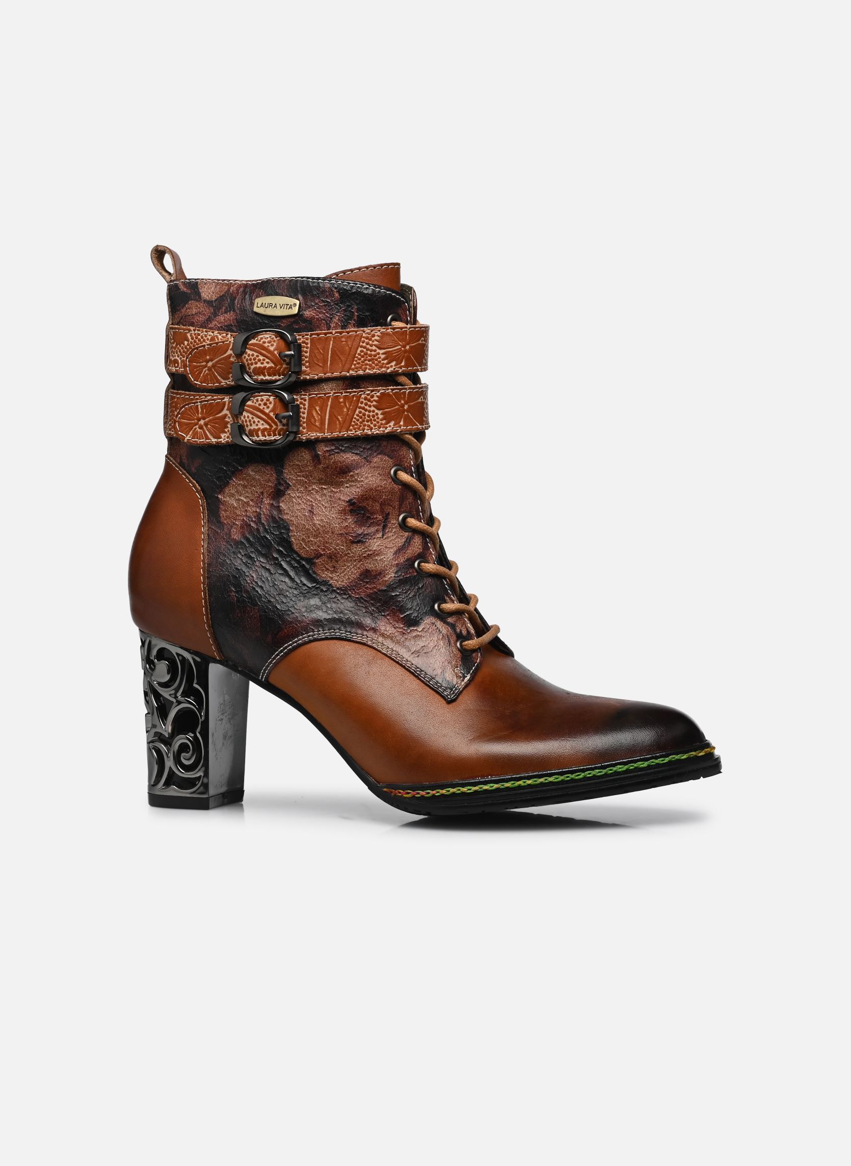 Bottines à lacets LEDAO 36 femme marron Laura Vita Bottines à lacets LEDAO 36 femme marron CAMEL