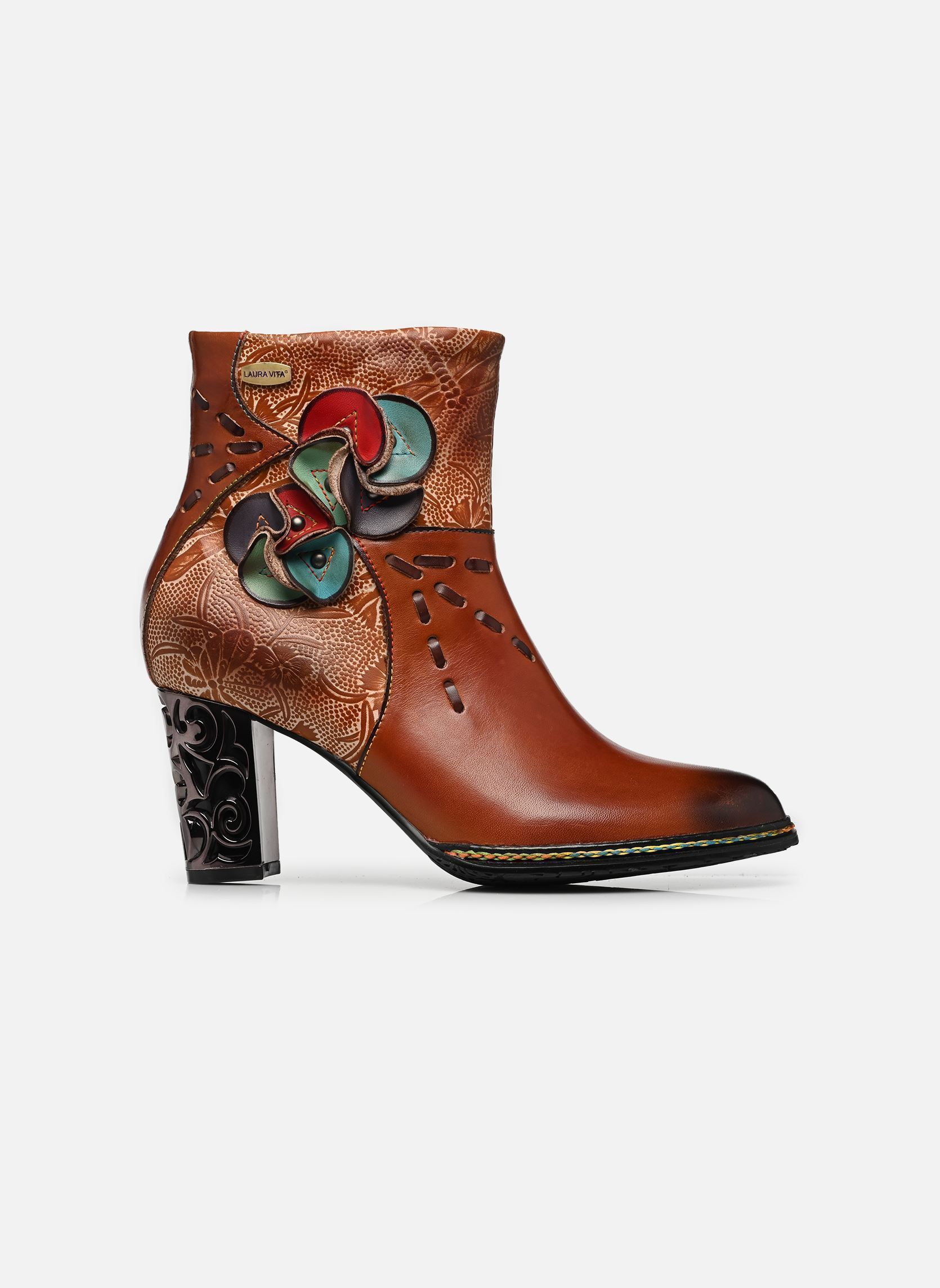 Bottines basses LEDAO 43 femme marron Laura Vita Bottines basses LEDAO 43 femme marron CHATAIGNE