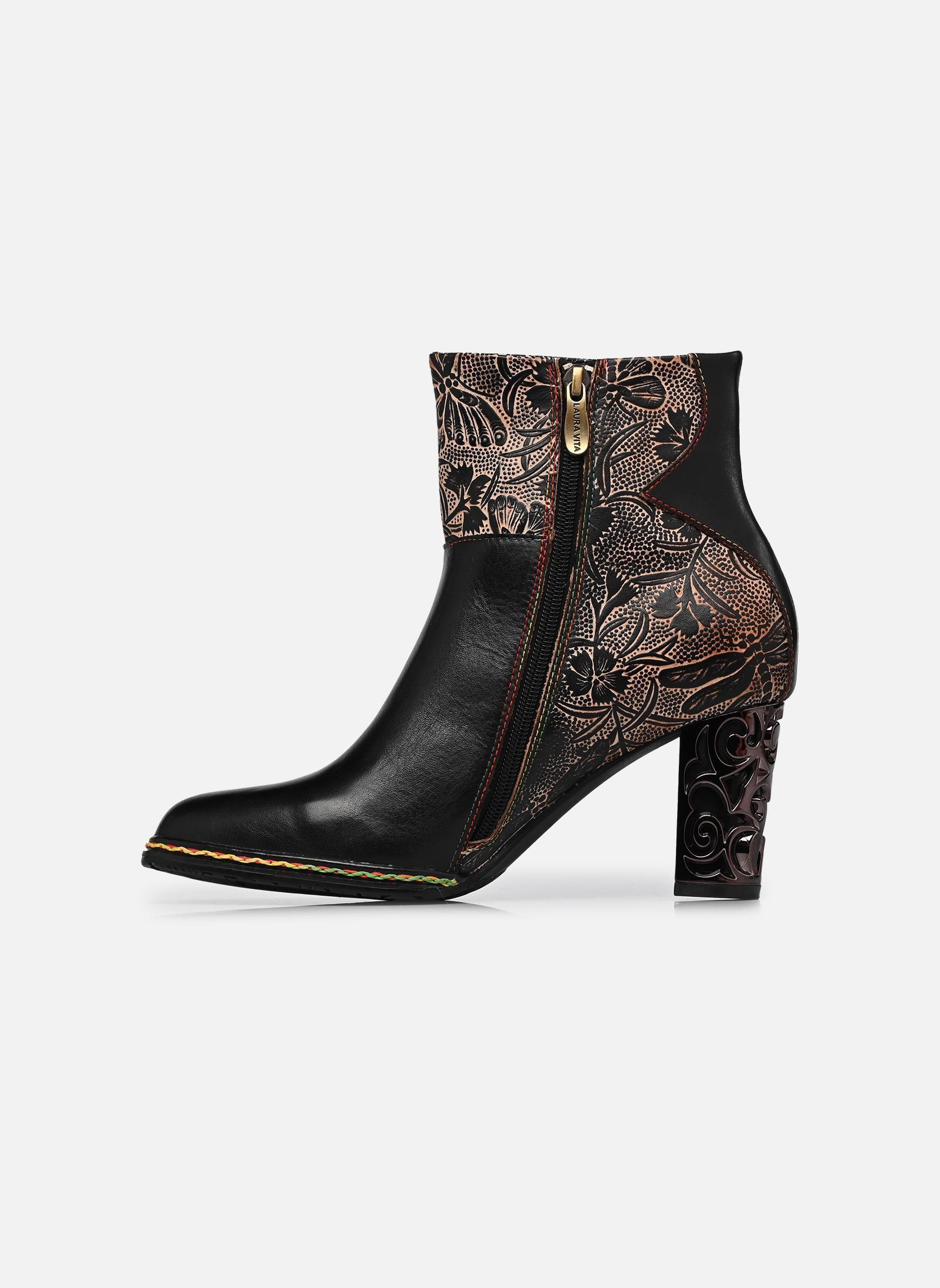 Niedrige Ankle Boots LEDAO 43 damen schwarz Laura Vita Niedrige Ankle Boots LEDAO 43 damen schwarz NOIR