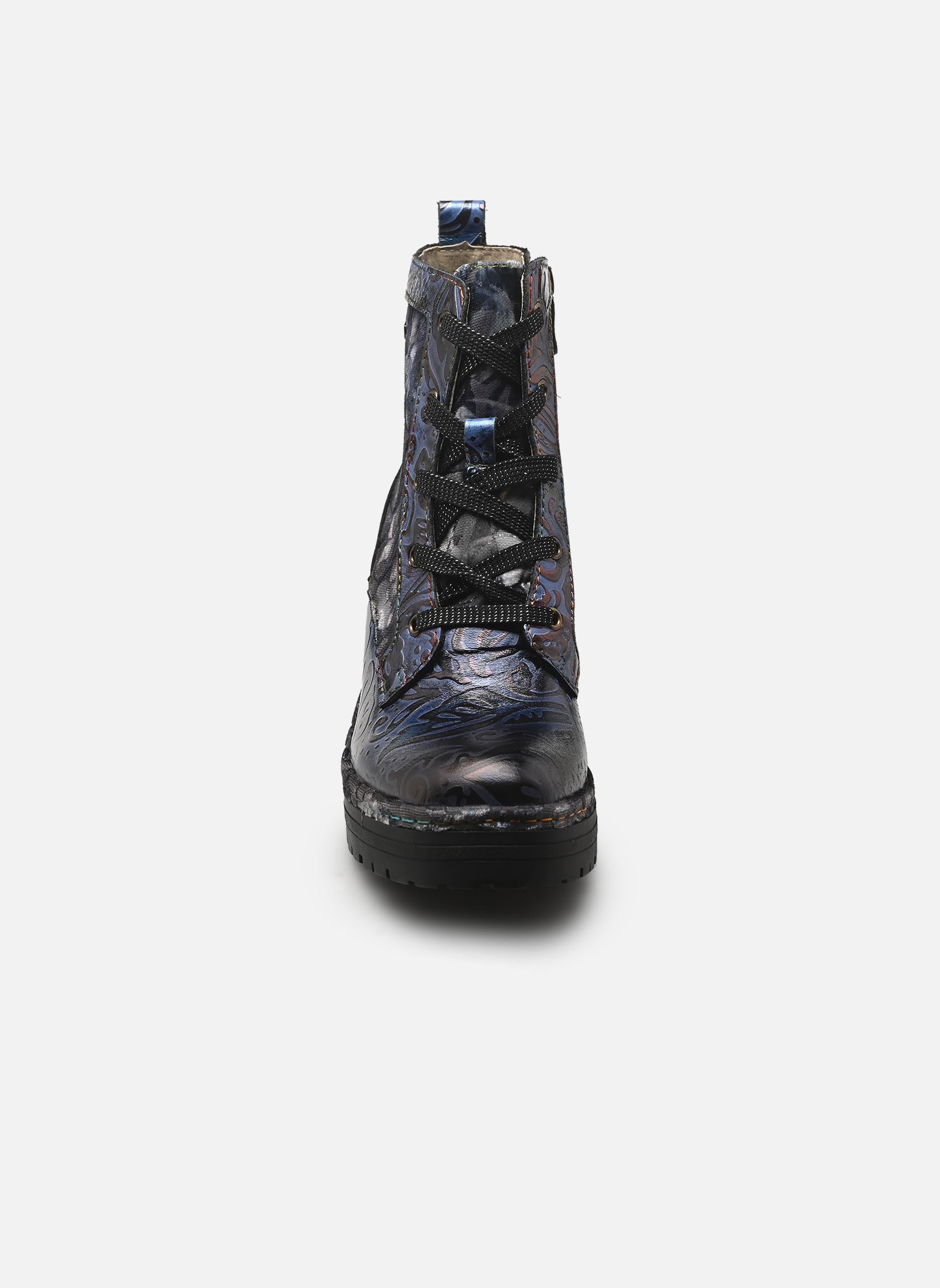 Geschnürte Stiefeletten MONAO 08 damen blau Laura Vita Geschnürte Stiefeletten MONAO 08 damen blau BLEU