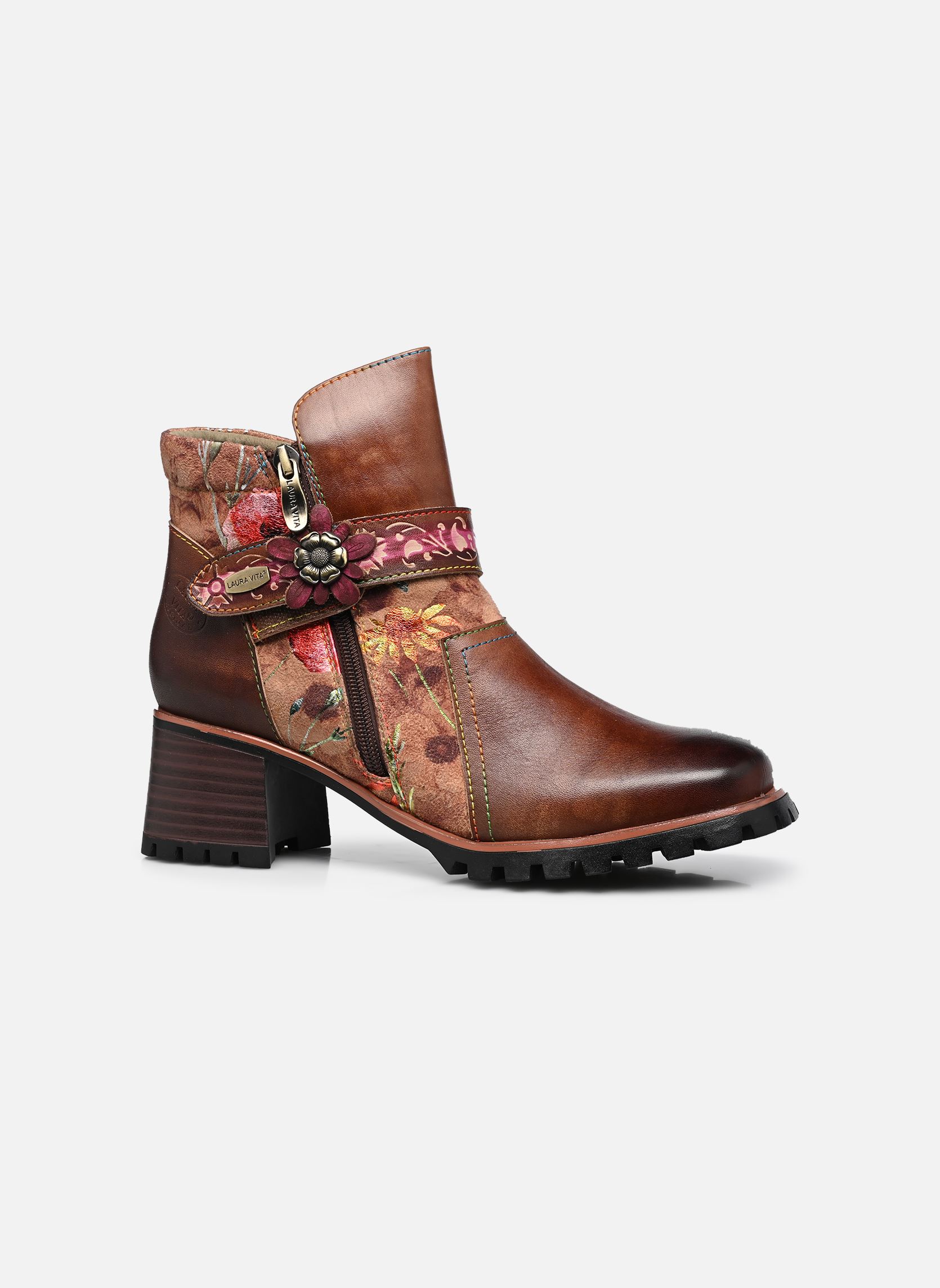 Bottines et boots ONAO 01 femme marron Laura Vita Bottines et boots ONAO 01 femme marron Choco