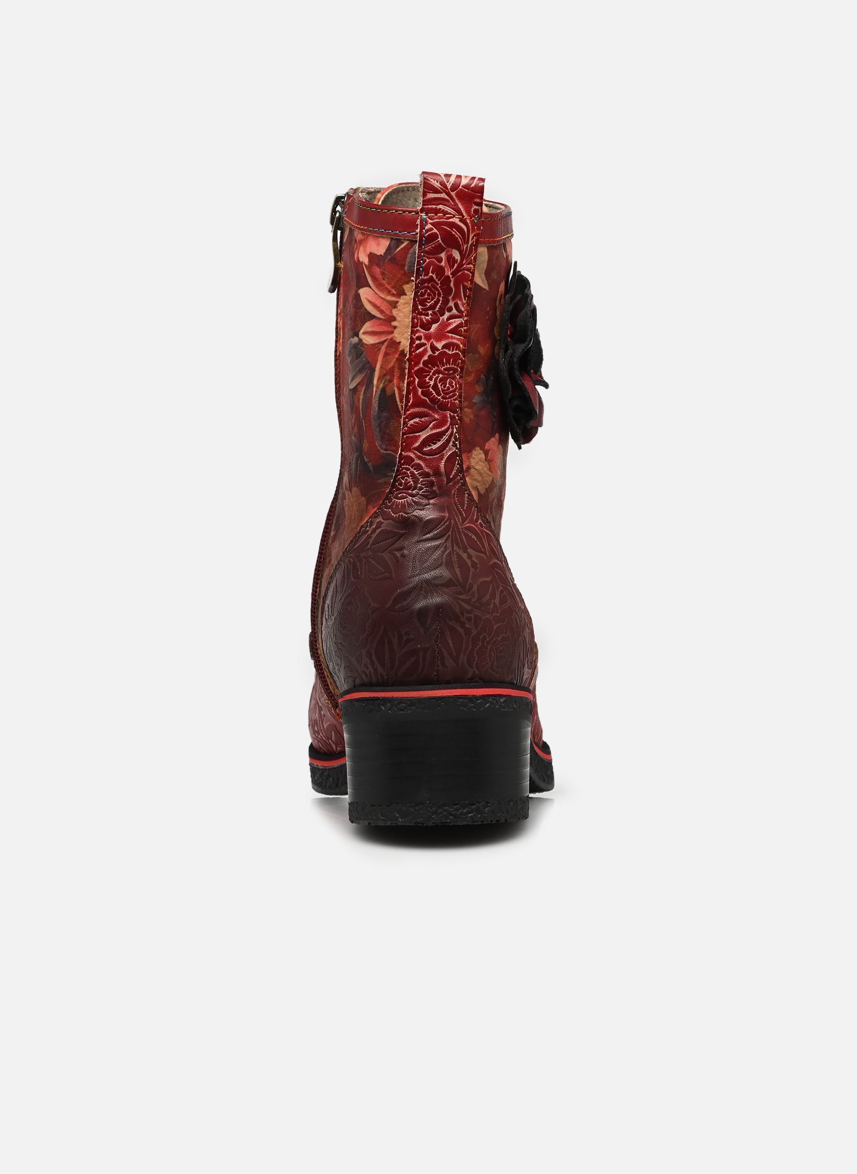 Bottines à lacets RACHELEO 04 femme rouge Laura Vita Bottines à lacets RACHELEO 04 femme rouge FRAMBOISEO