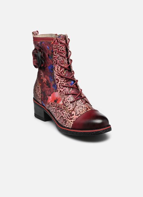 Laura Vita Bottines à lacets RACHELEO 04 femme rouge