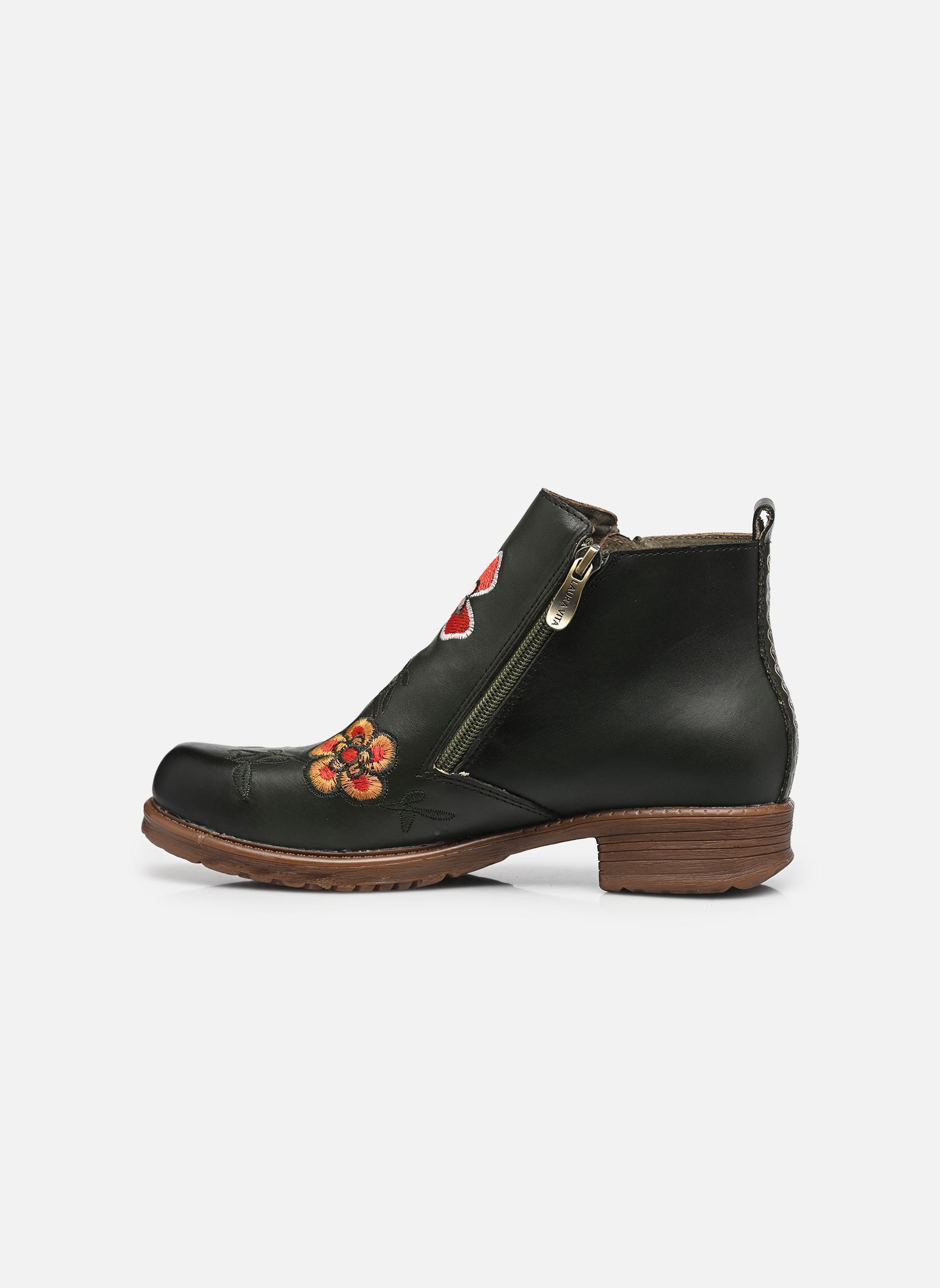 Bottines et boots THOLOS femme vert Laura Vita Bottines et boots THOLOS femme vert Kaki