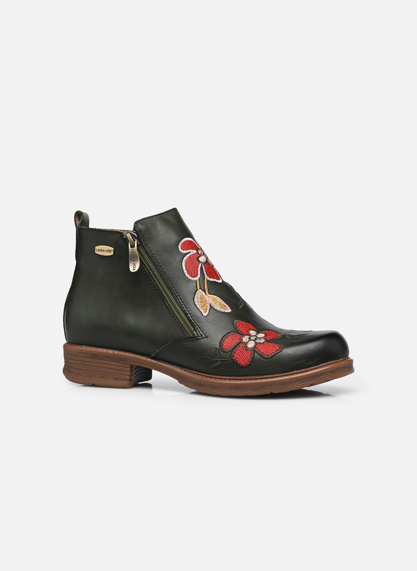 Bottines et boots THOLOS femme vert Laura Vita Bottines et boots THOLOS femme vert Kaki