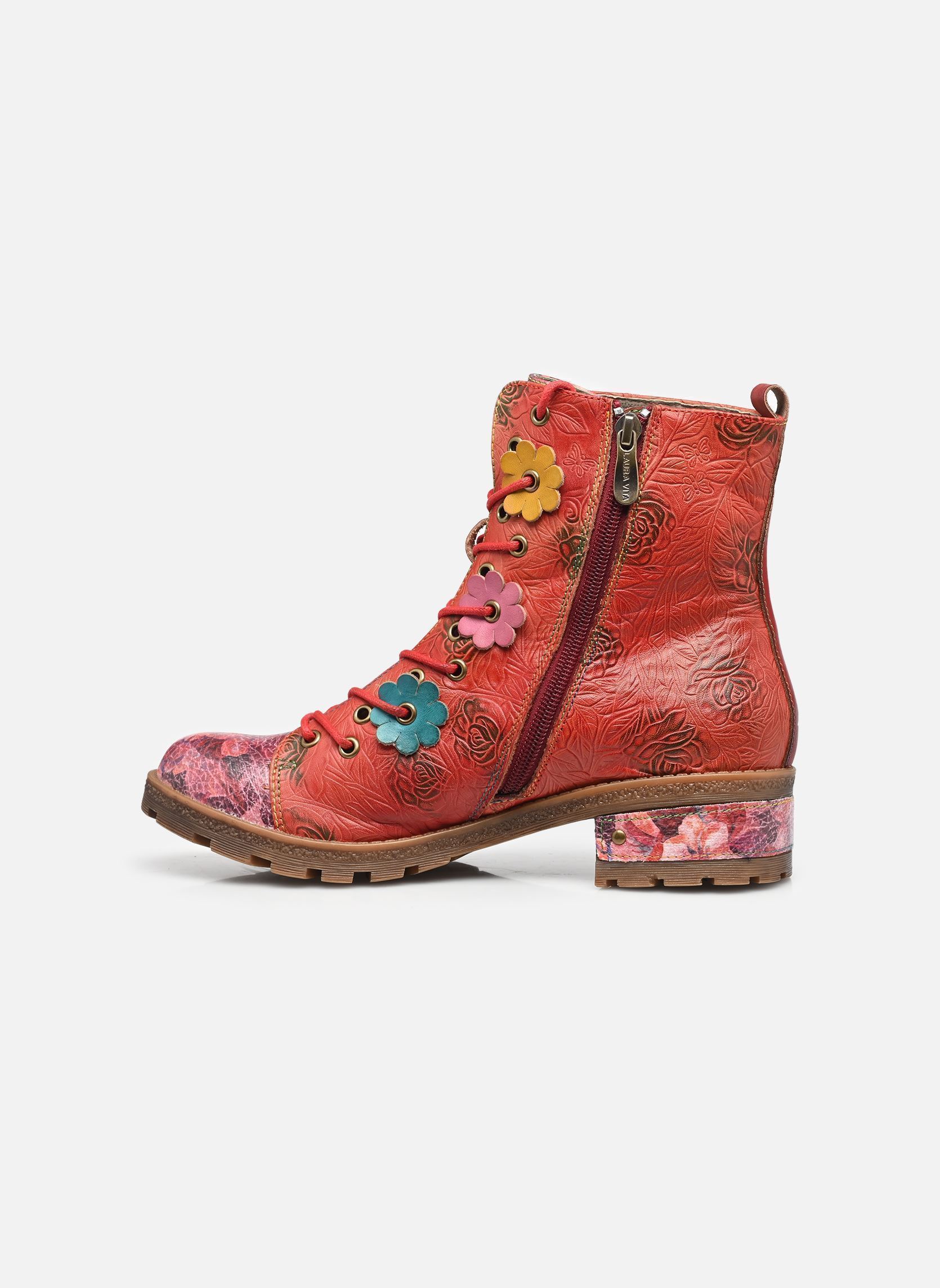 Bottines à lacets COCRAILO 84 femme rouge Laura Vita Bottines à lacets COCRAILO 84 femme rouge ROUGE