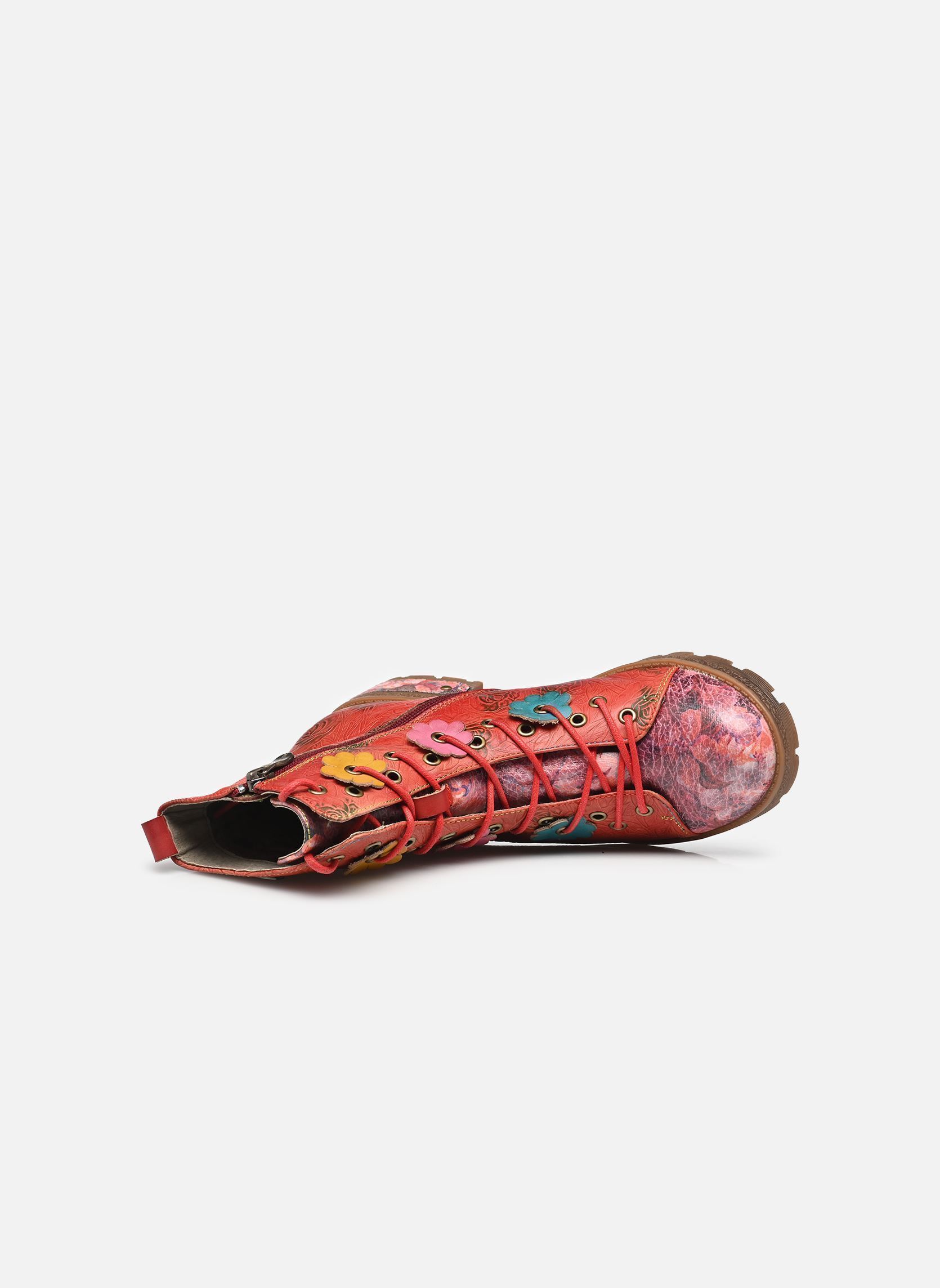 Bottines à lacets COCRAILO 84 femme rouge Laura Vita Bottines à lacets COCRAILO 84 femme rouge ROUGE