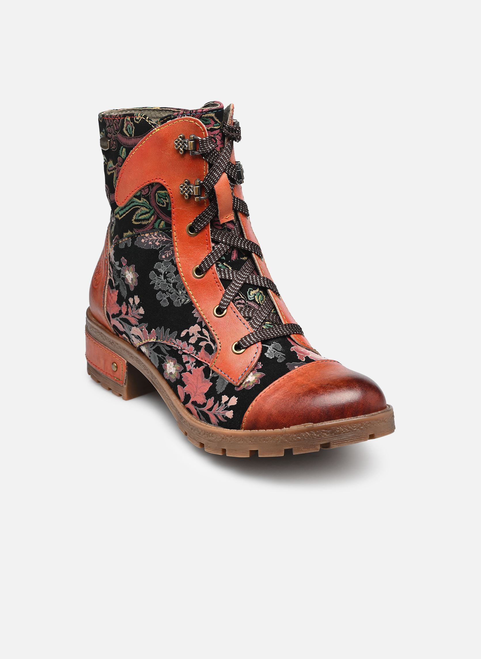 Geschnürte Stiefeletten COCRAILO 86 damen orange Laura Vita Geschnürte Stiefeletten COCRAILO 86 damen orange ORANGE