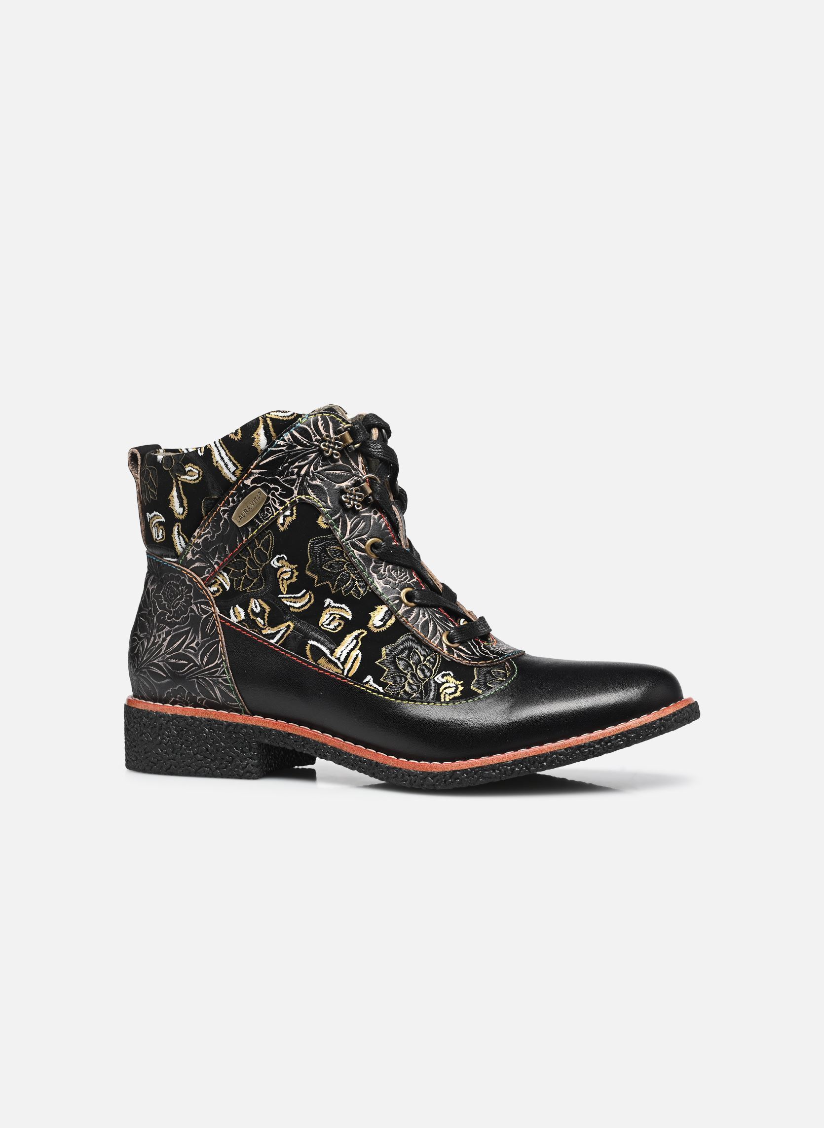 Bottines à lacets COCRALIEO 67 femme noir Laura Vita Bottines à lacets COCRALIEO 67 femme noir NOIR