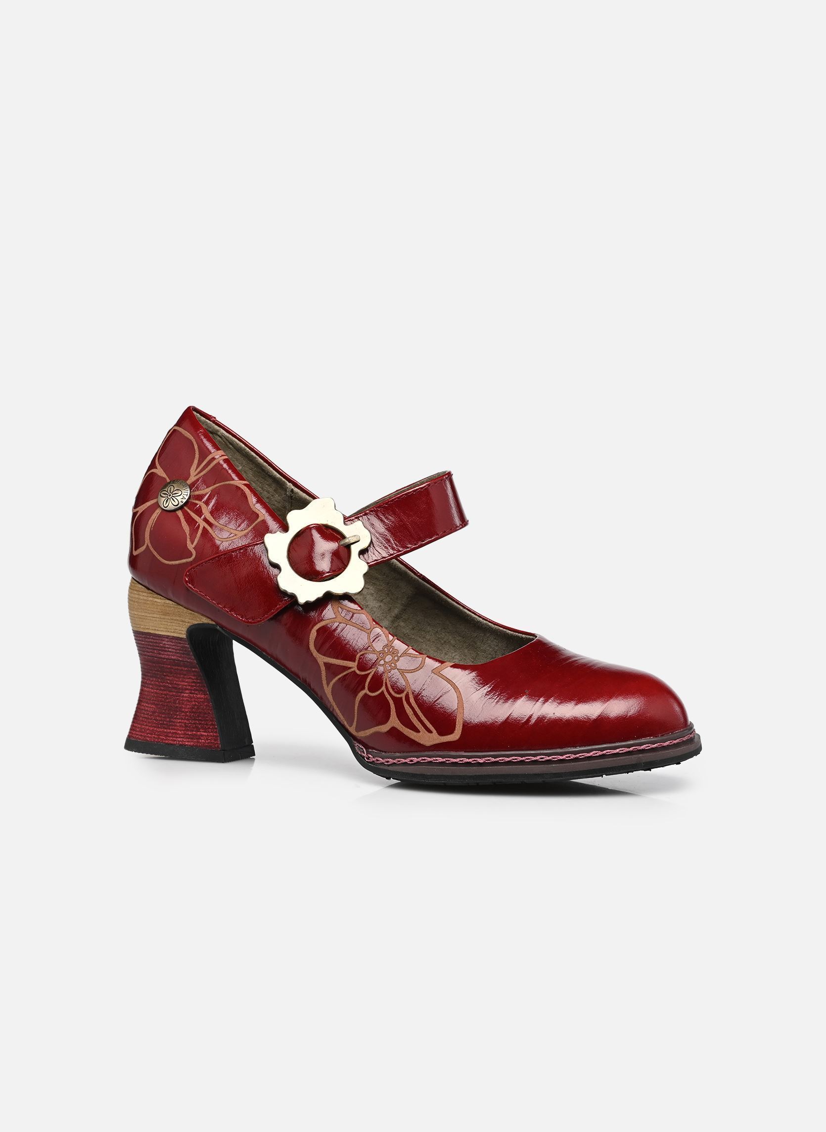 Pumps mit Riemchen ELEAO 01 damen rot Laura Vita Pumps mit Riemchen ELEAO 01 damen rot WINE