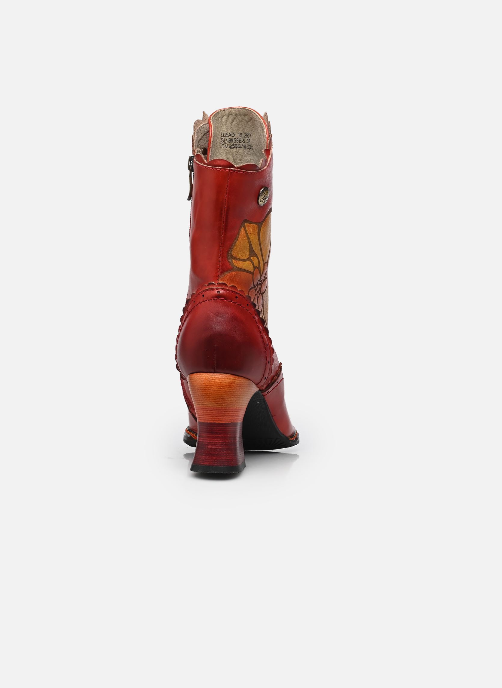 Bottines à lacets ELEAO 15 femme rouge Laura Vita Bottines à lacets ELEAO 15 femme rouge Rouge