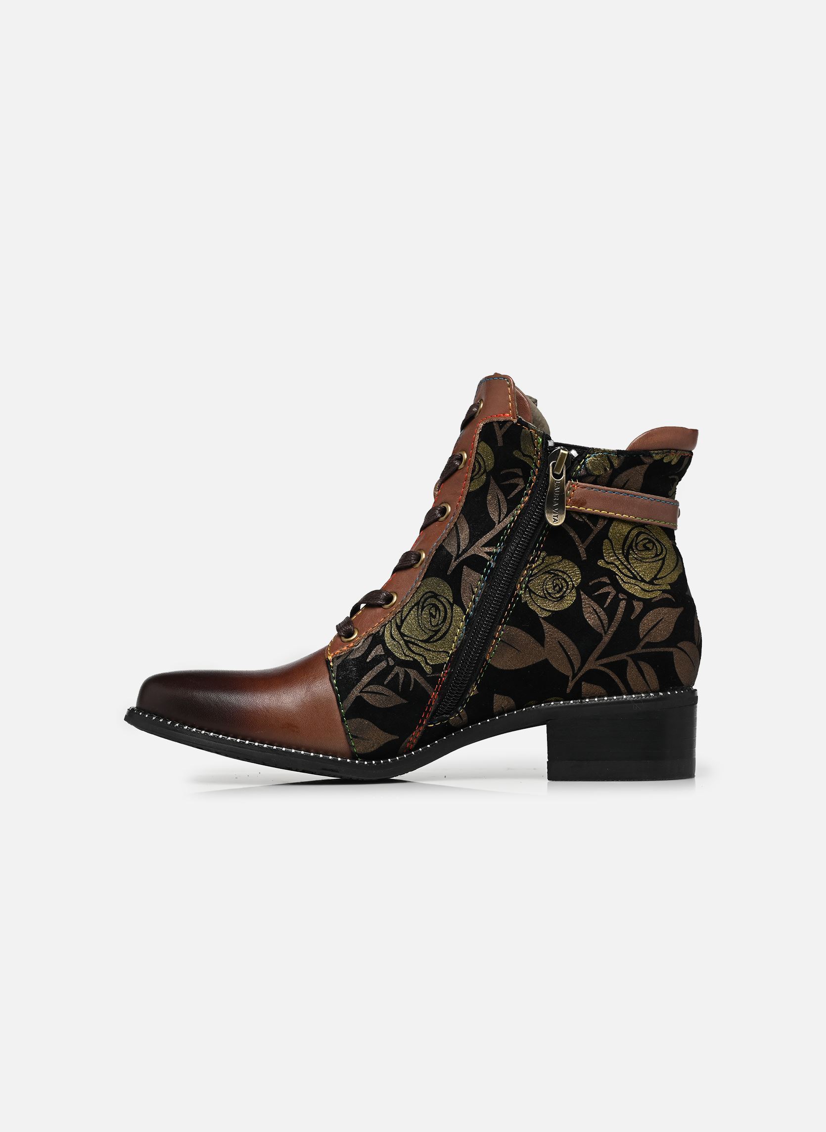 Bottines à lacets EMCMAO 67 femme marron Laura Vita Bottines à lacets EMCMAO 67 femme marron CHOCO