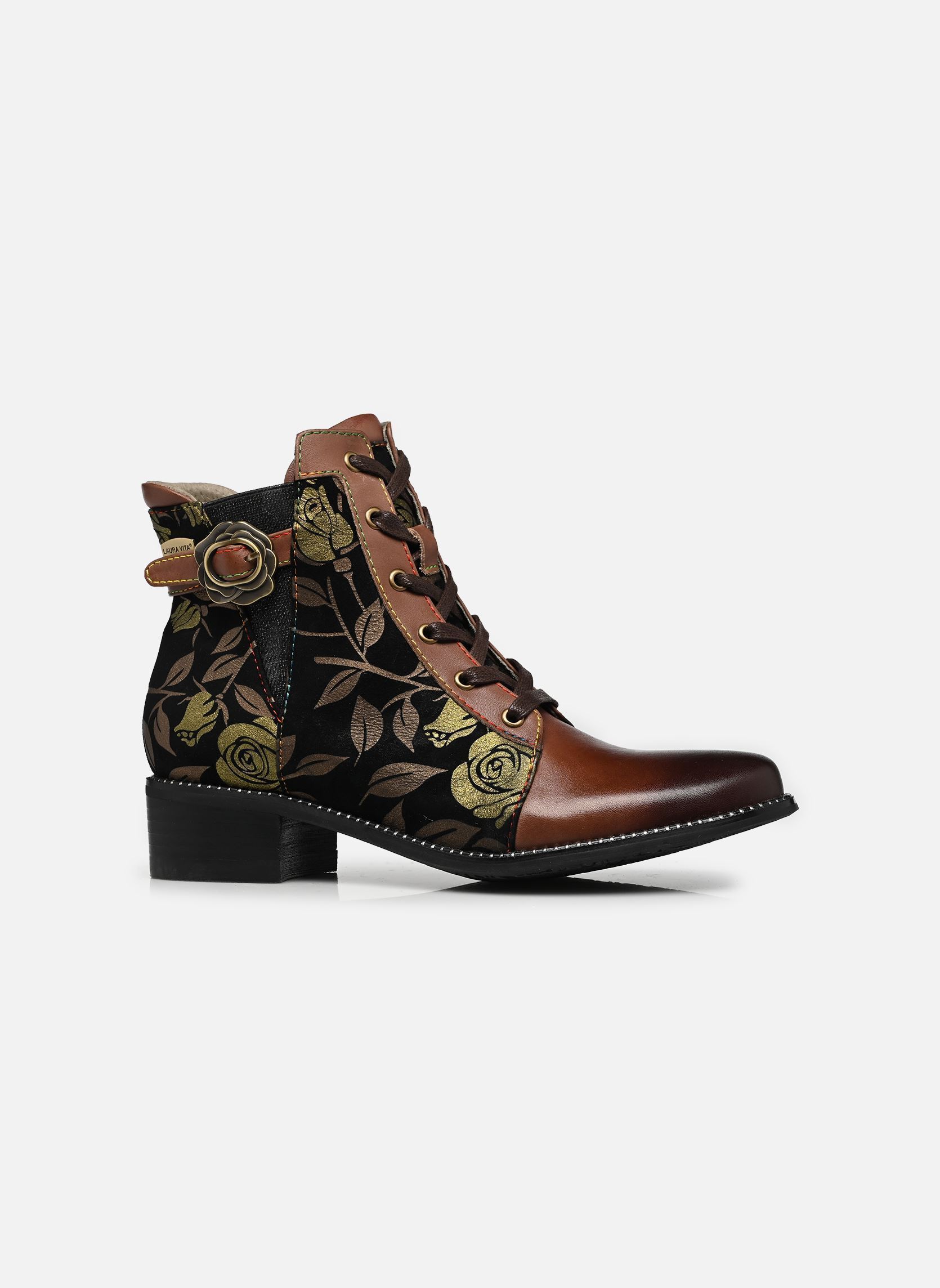Bottines à lacets EMCMAO 67 femme marron Laura Vita Bottines à lacets EMCMAO 67 femme marron CHOCO
