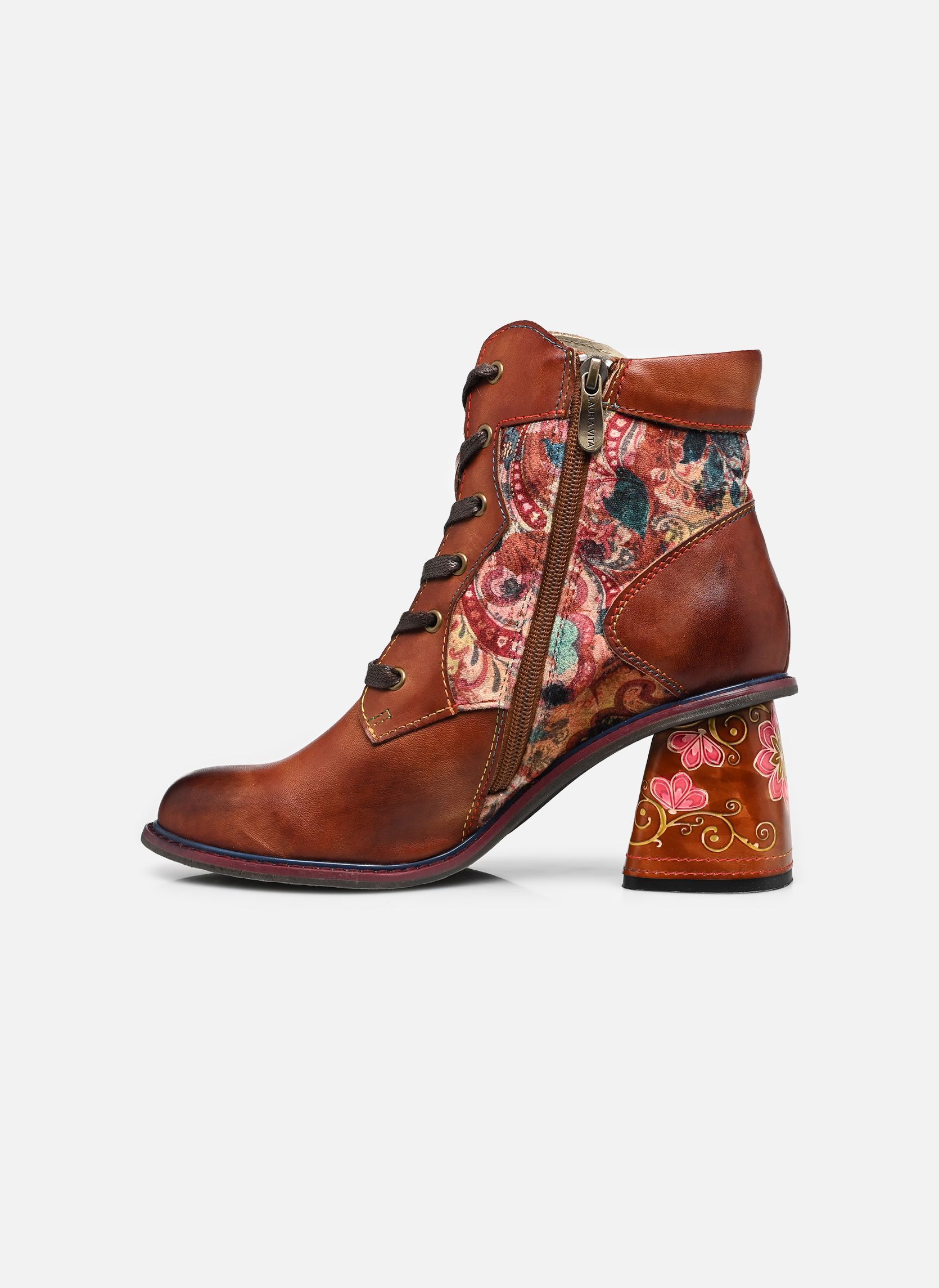 Bottines à lacets EVCAO 83 femme marron Laura Vita Bottines à lacets EVCAO 83 femme marron MARRON