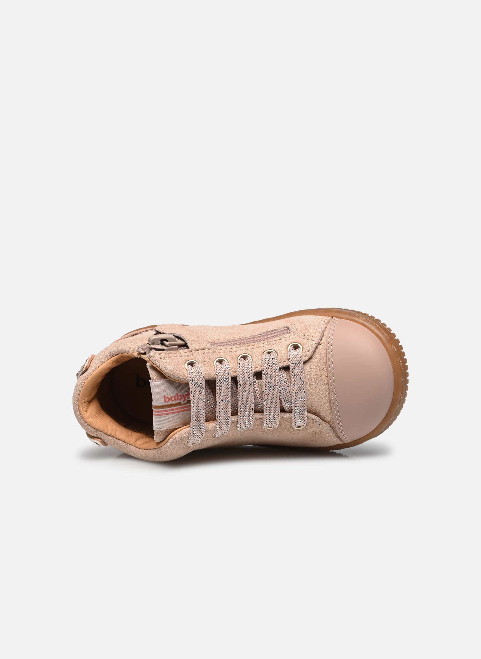 Baskets basses Frimousse fille rose Babybotte Baskets basses Frimousse fille rose ROSE