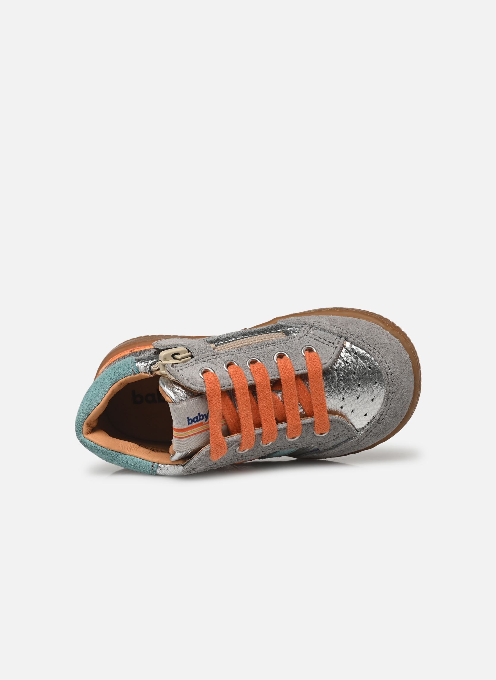 Baskets basses Flamme fille argent Babybotte Baskets basses Flamme fille argent ARGENT