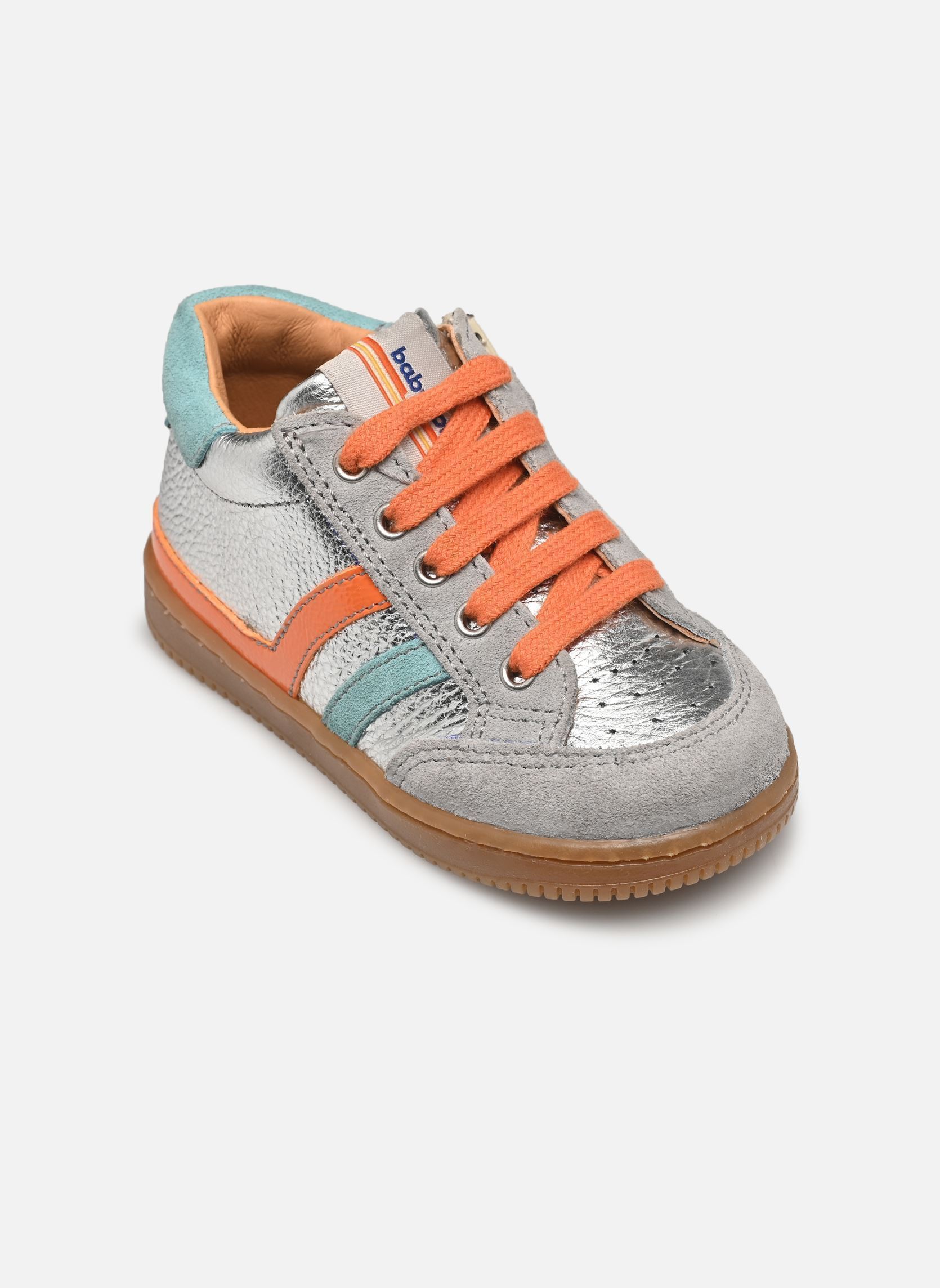 Baskets basses Flamme fille argent Babybotte Baskets basses Flamme fille argent ARGENT