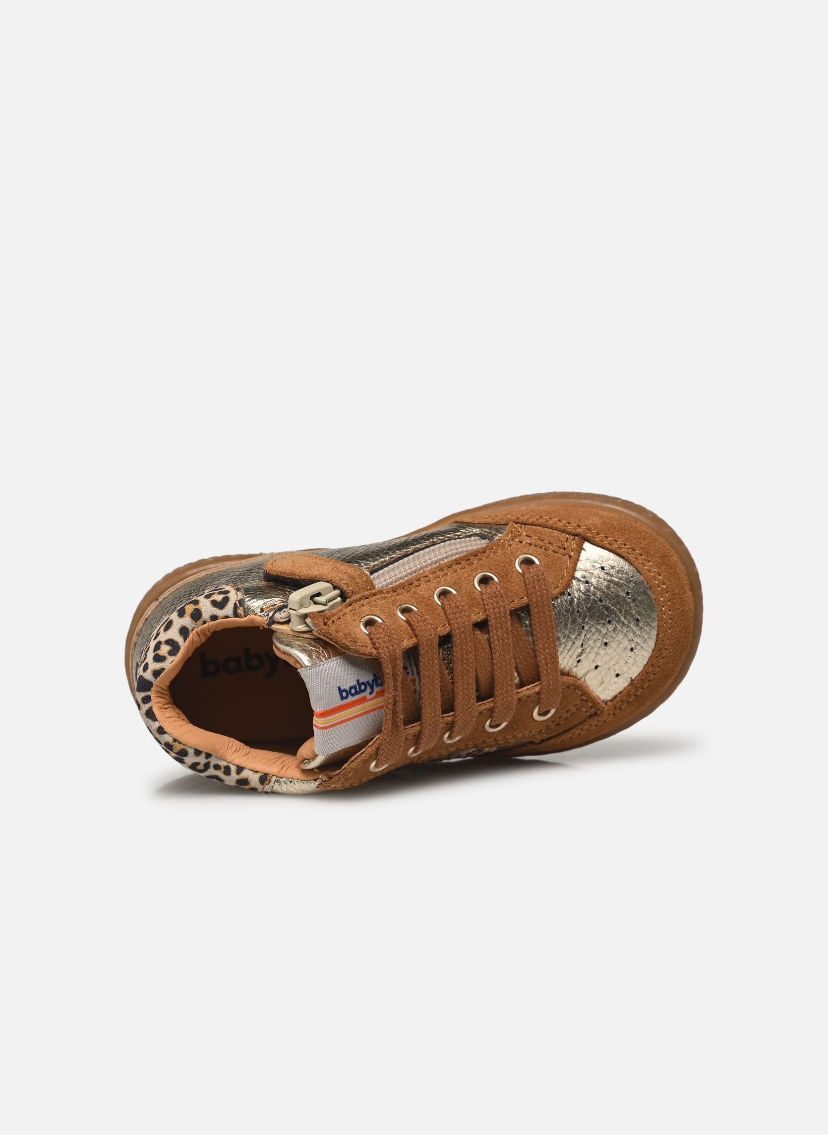 Niedrige Sneaker Flamme mädchen silber Babybotte Niedrige Sneaker Flamme mädchen silber PLATINE