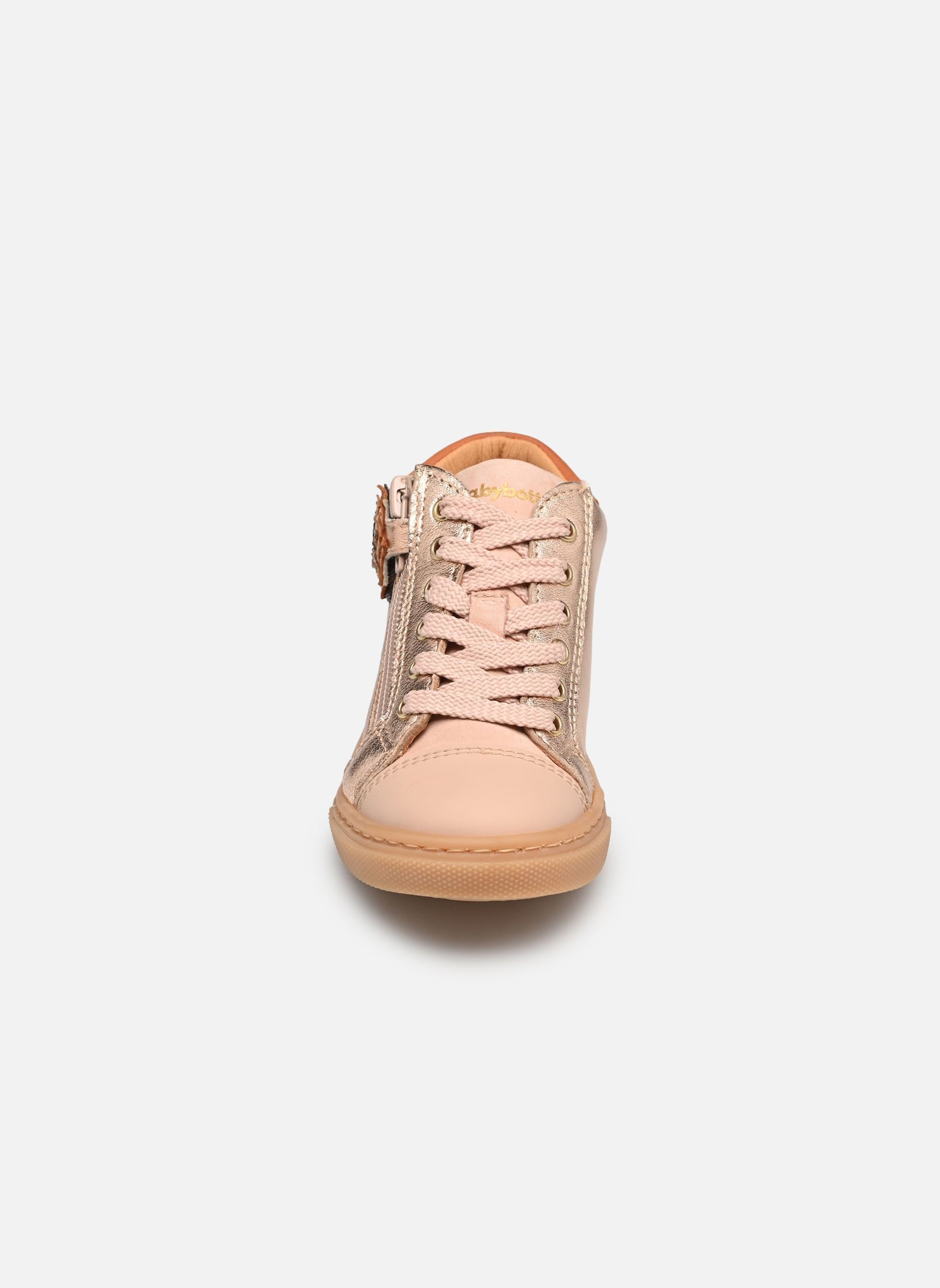 Baskets basses Annie fille rose Babybotte Baskets basses Annie fille rose PLATINE