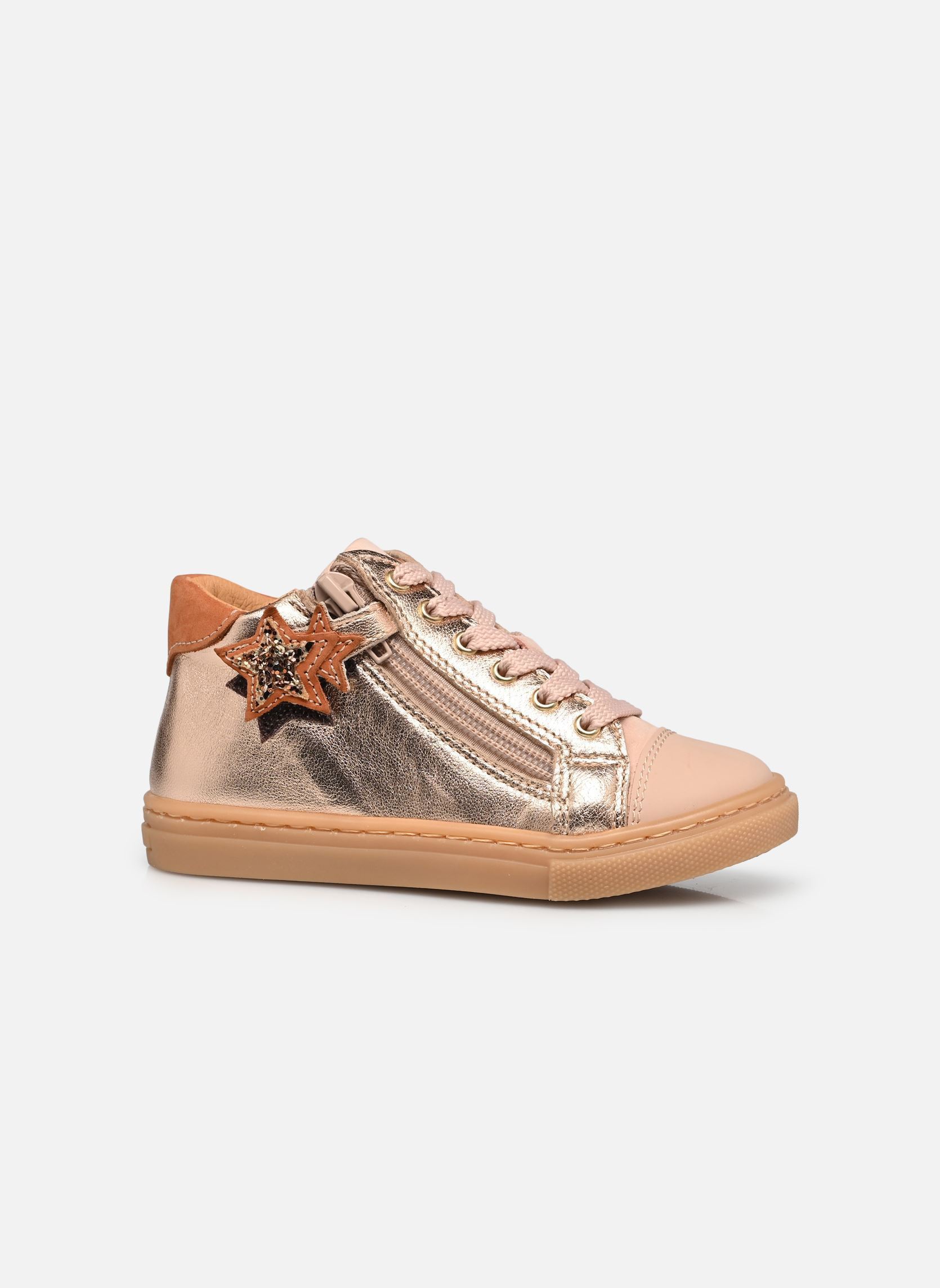 Baskets basses Annie fille rose Babybotte Baskets basses Annie fille rose PLATINE