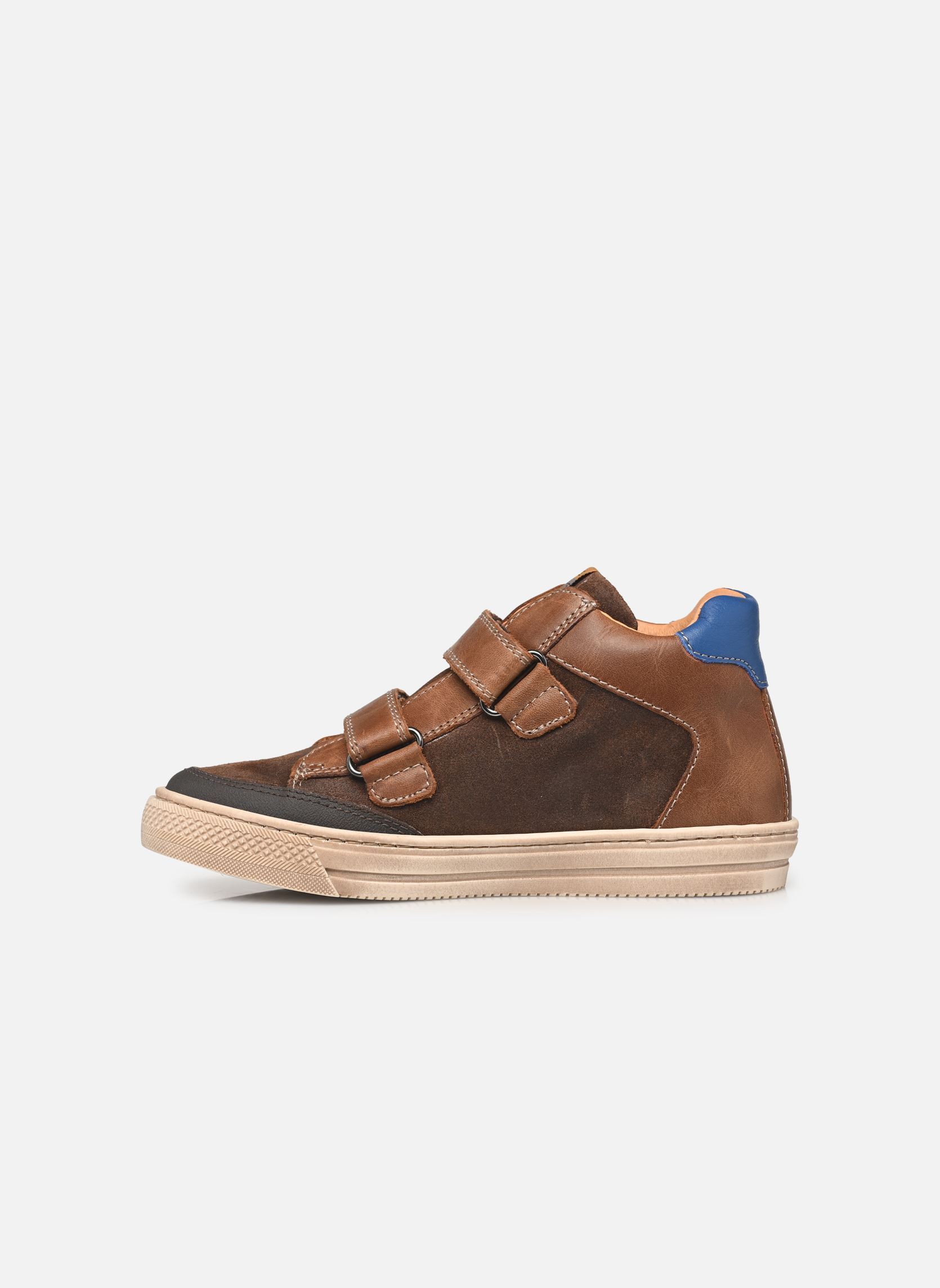 Baskets hautes Karta Velcros garçon marron Babybotte Baskets hautes Karta Velcros garçon marron MARRON