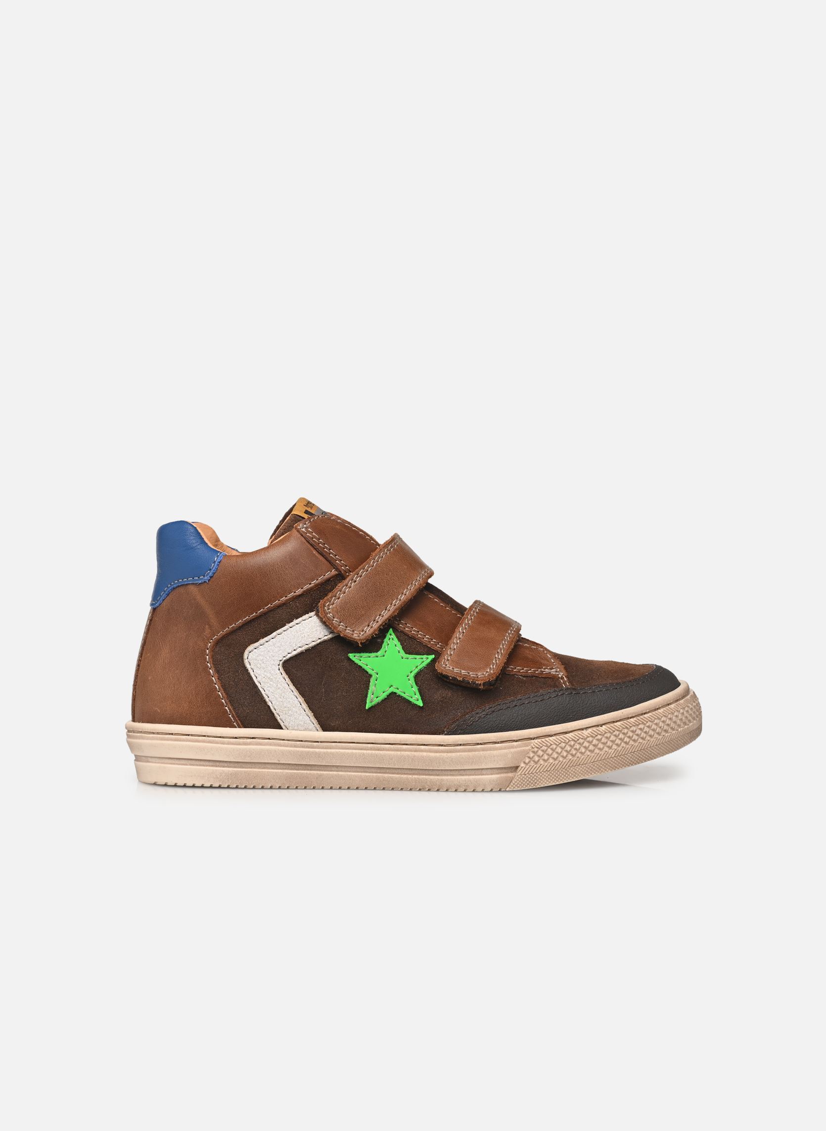 Baskets hautes Karta Velcros garçon marron Babybotte Baskets hautes Karta Velcros garçon marron MARRON