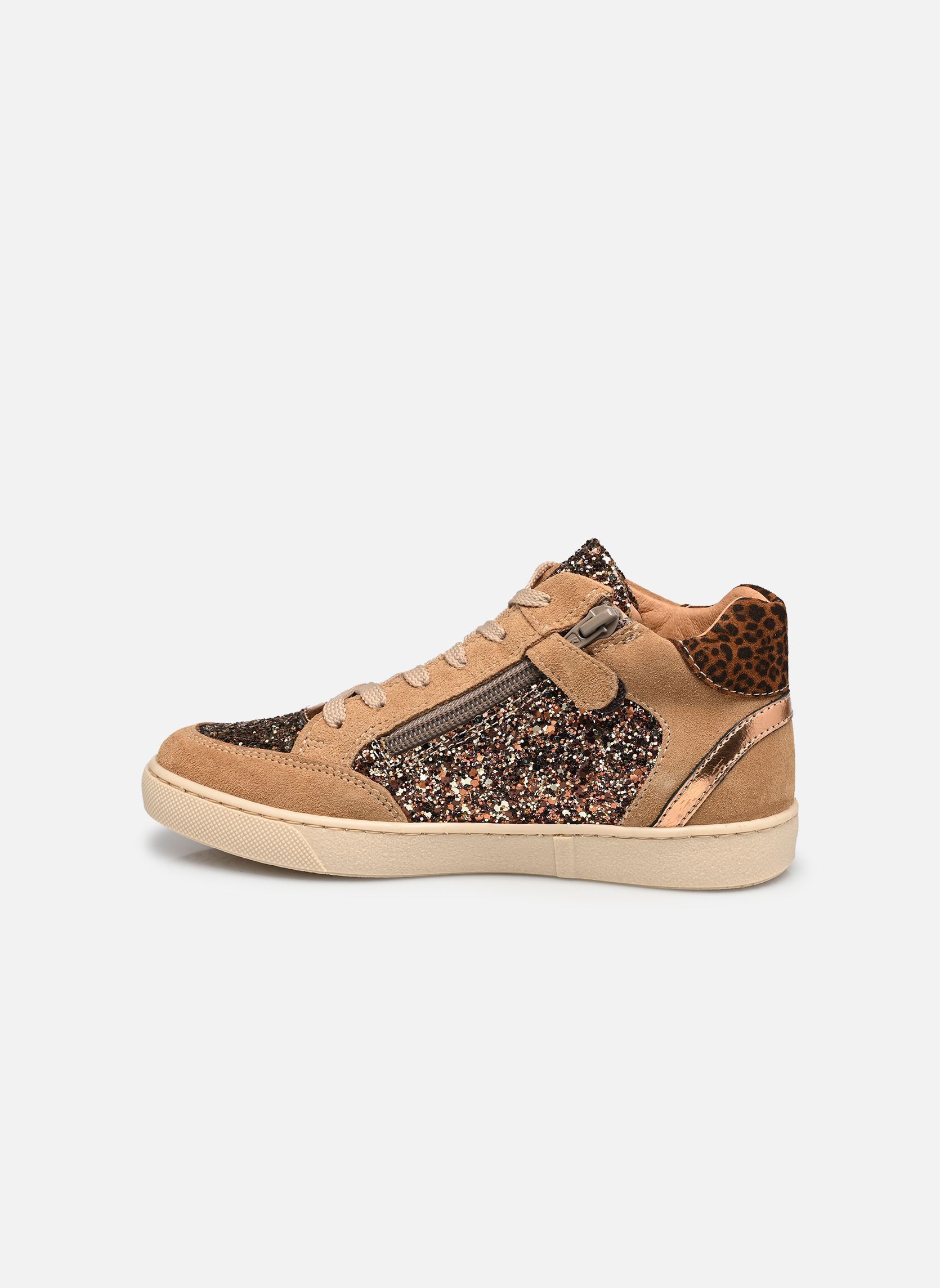 Knöchelhohe Sneaker Kolyne mädchen braun Babybotte Knöchelhohe Sneaker Kolyne mädchen braun GLITTER