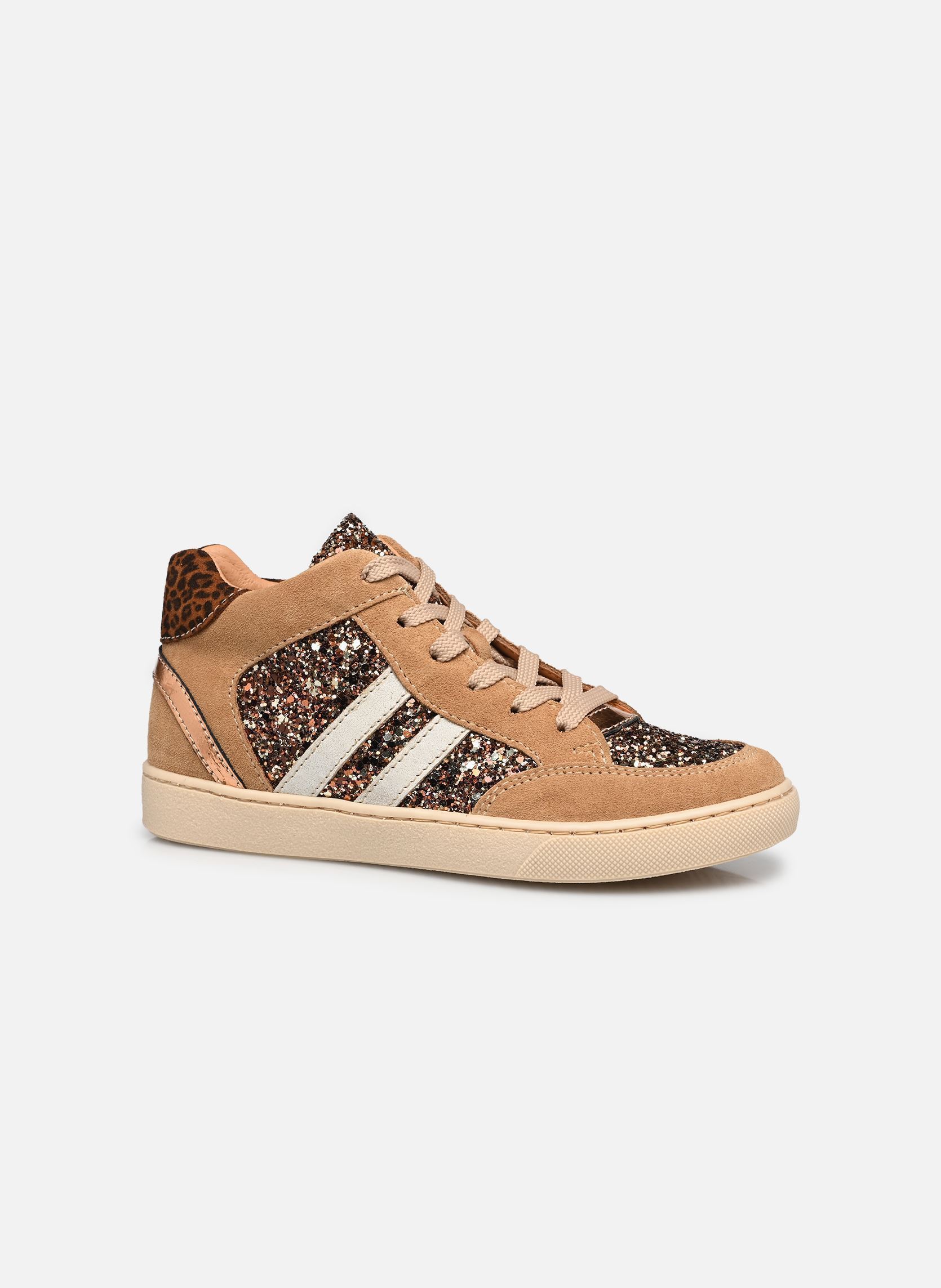 Knöchelhohe Sneaker Kolyne mädchen braun Babybotte Knöchelhohe Sneaker Kolyne mädchen braun GLITTER