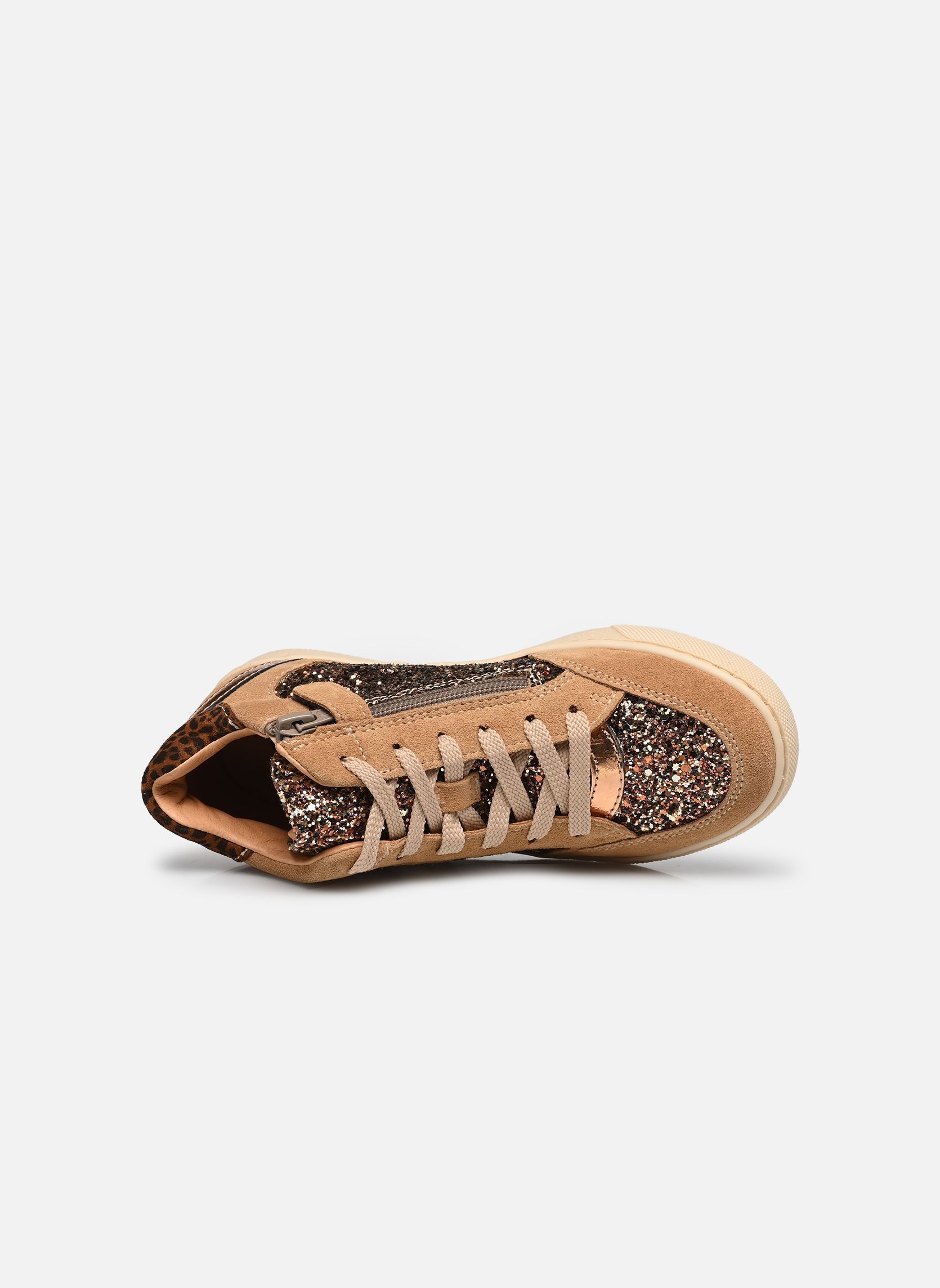 Knöchelhohe Sneaker Kolyne mädchen braun Babybotte Knöchelhohe Sneaker Kolyne mädchen braun GLITTER